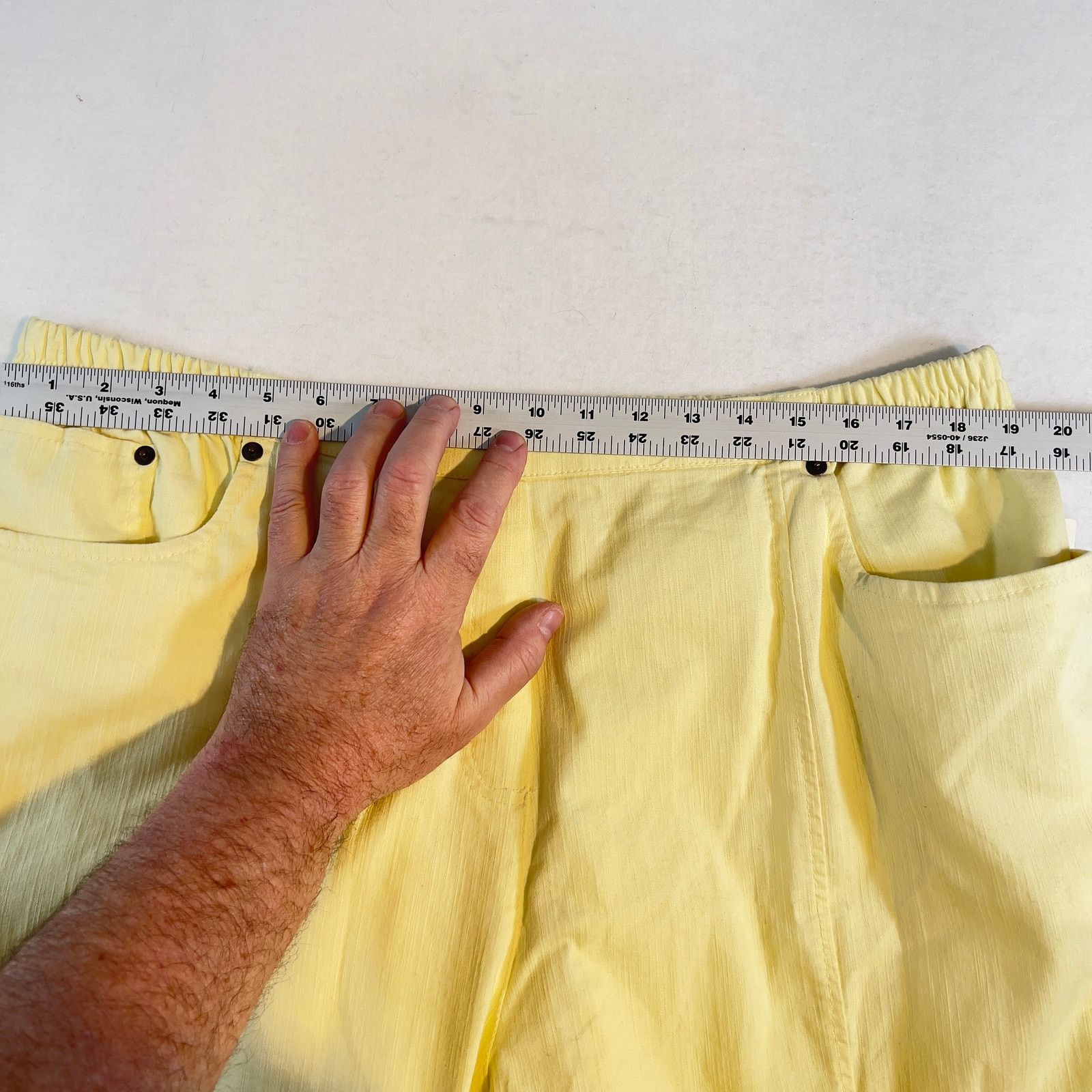 Other Cathy Daniels Pullon Pant Short Woman 3x Yellow NEW Elastic Size 38" / US 16 / IT 52 - 6 Thumbnail