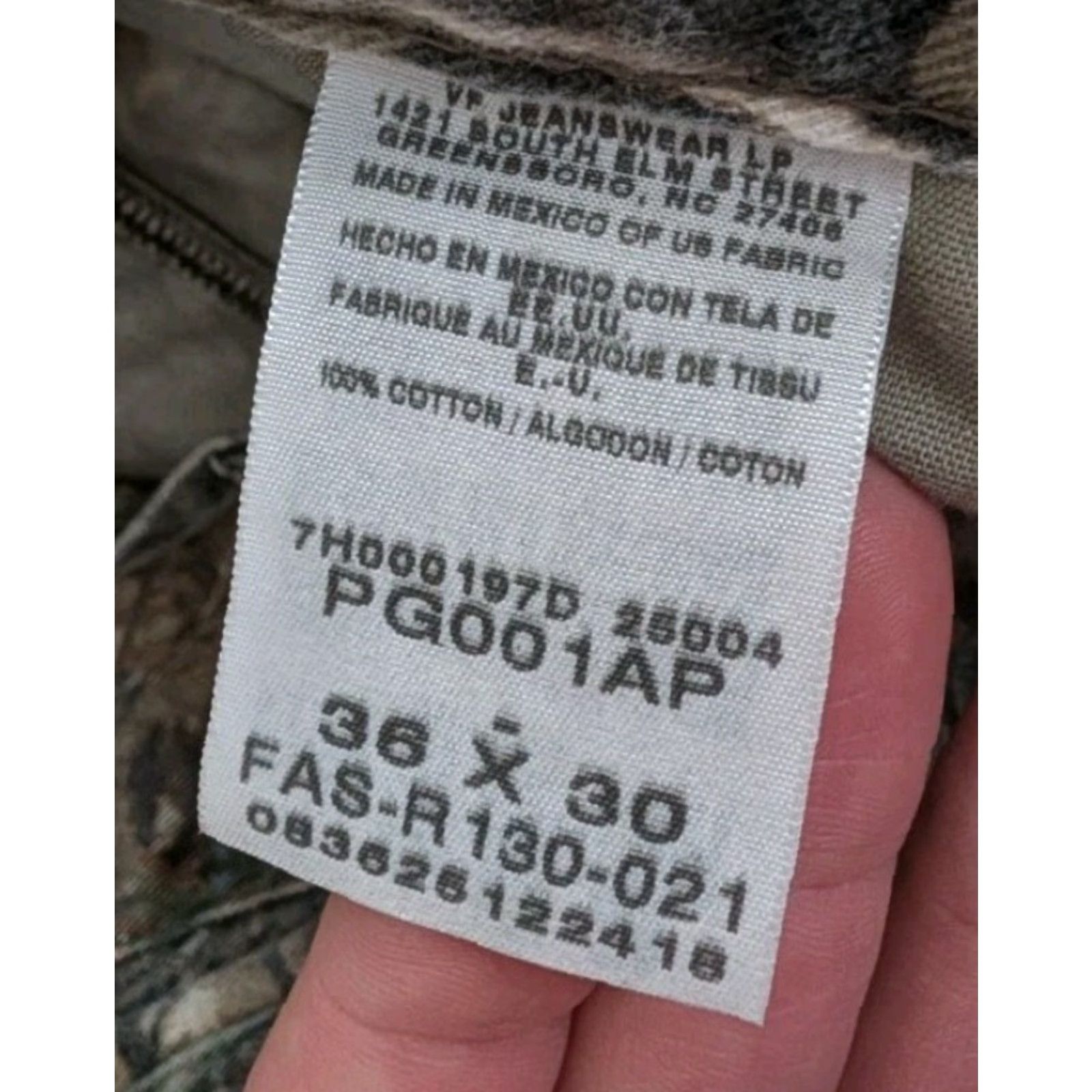 Wrangler VINTAGE Wrangler Pro Gear Realtree Camo Jeans Men 36x29 Regular Stretch 5-Pocket Camouflage Outdoors Mens Size US 36 / EU 52 - 7 Thumbnail