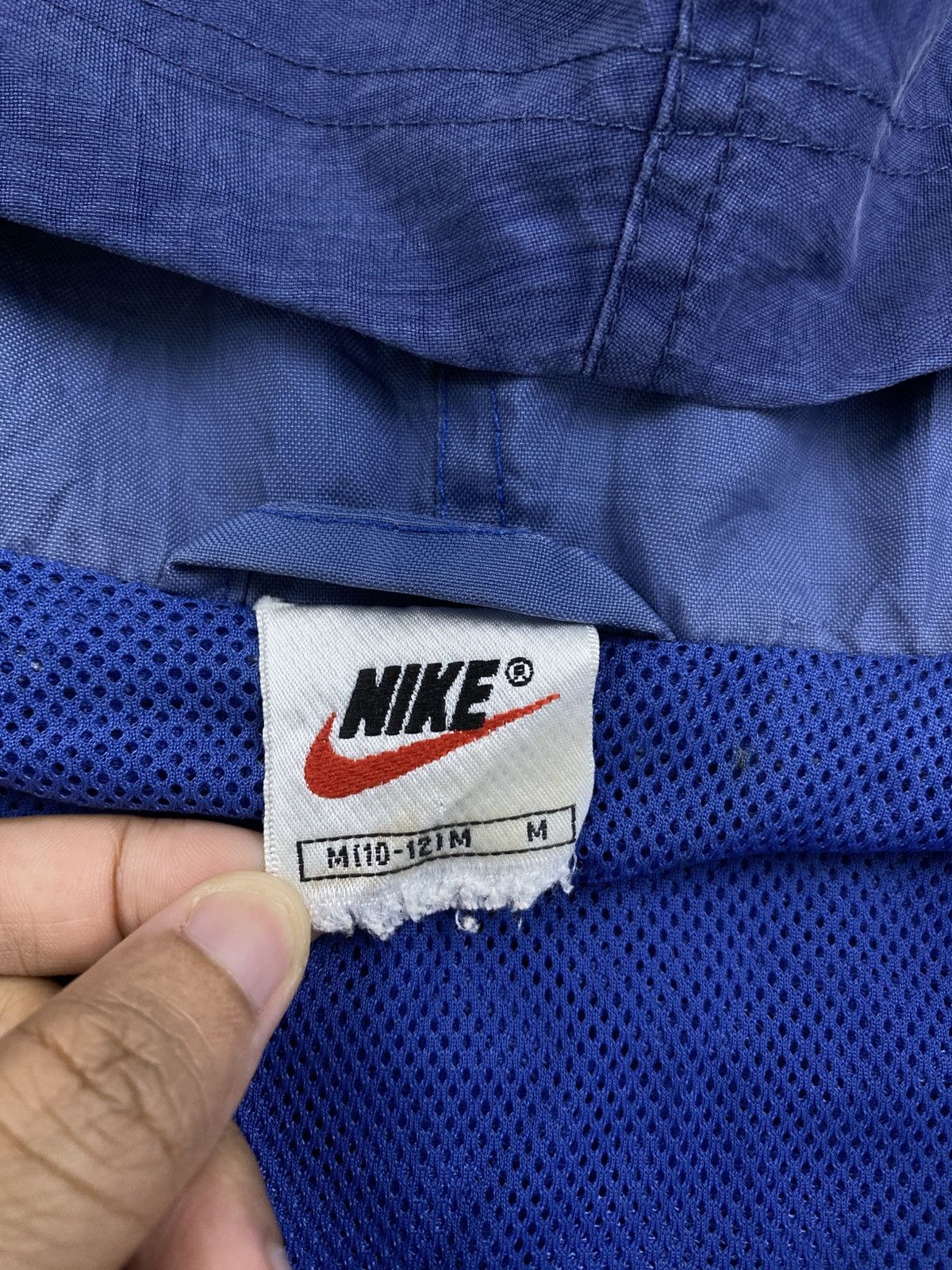 Nike × Vintage Vintage 90 Nike Center Swoosh Anorak Hoodie Jacket Size US M / EU 48-50 / 2 - 10 Thumbnail