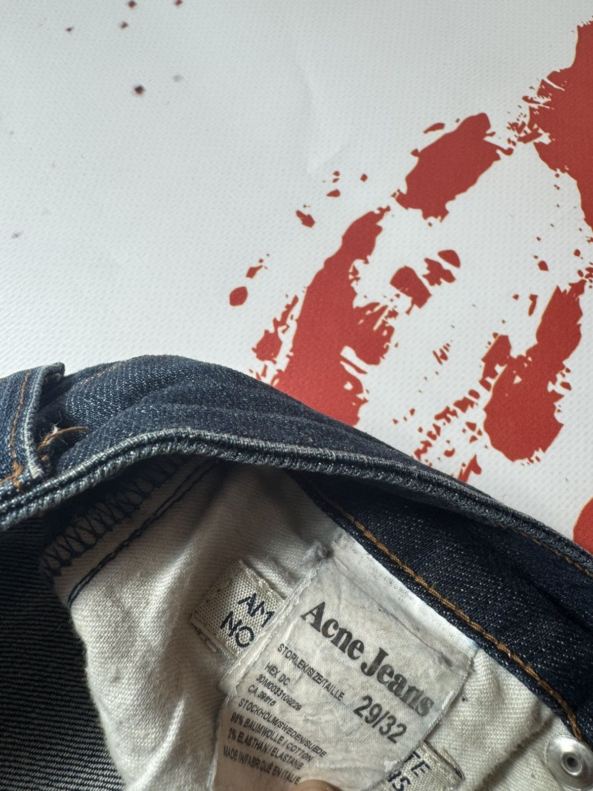 Acne Studios vintage woman acne studios jeans m/29 size Size 29" - 6 Thumbnail