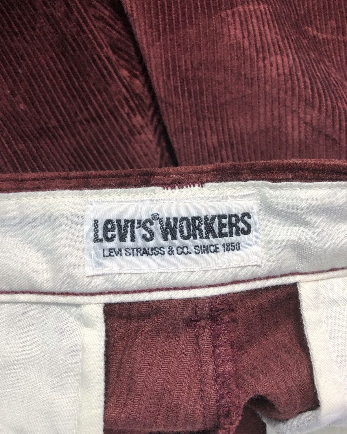 Levi's × Levi's Vintage Clothing × Vintage Rare Vintage Levi's Workers Corduroy Flare Jeans Size US 29 - 8 Thumbnail