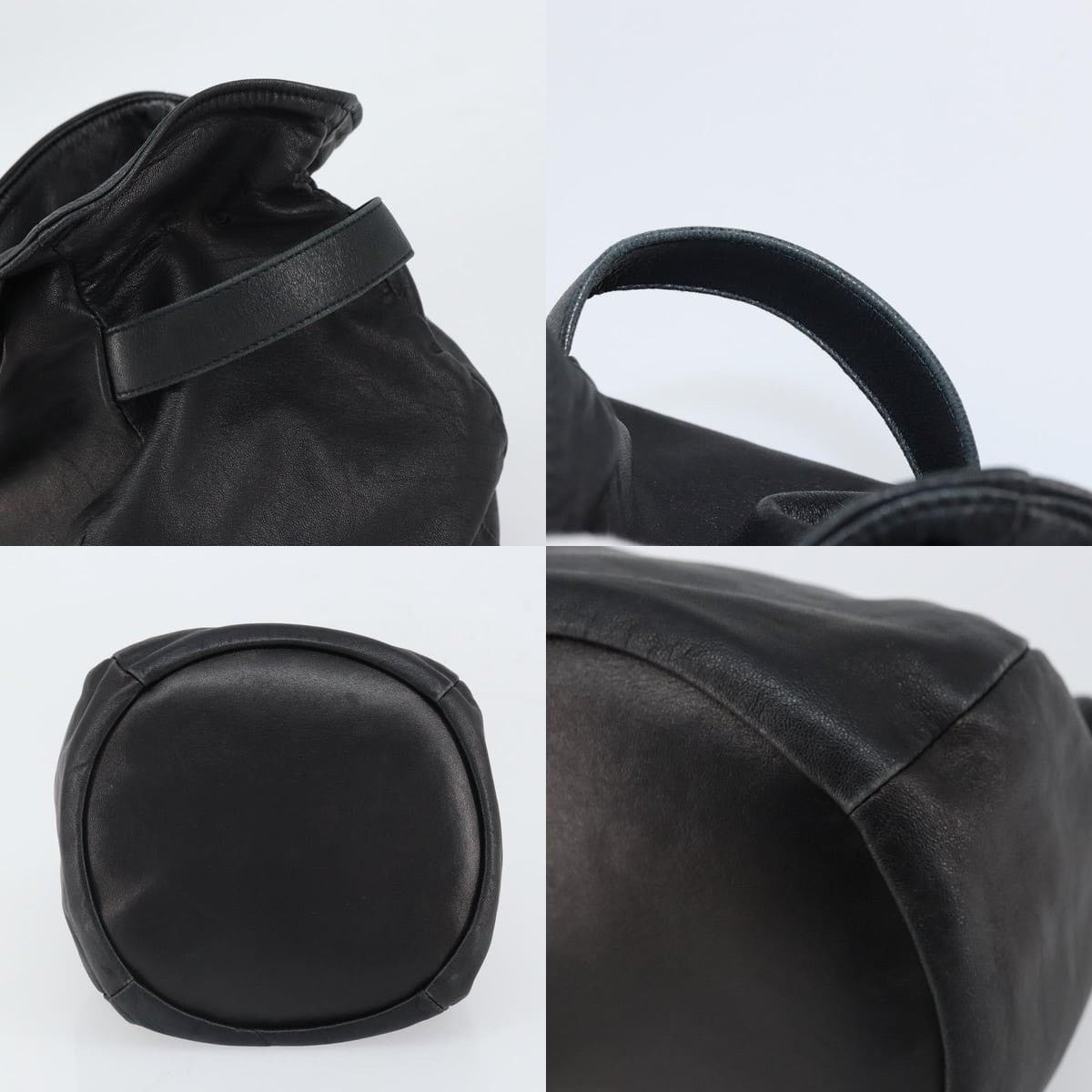 Chanel Chanel Purse Pouch Lamb Skin Black CC Size ONE SIZE - 4 Thumbnail