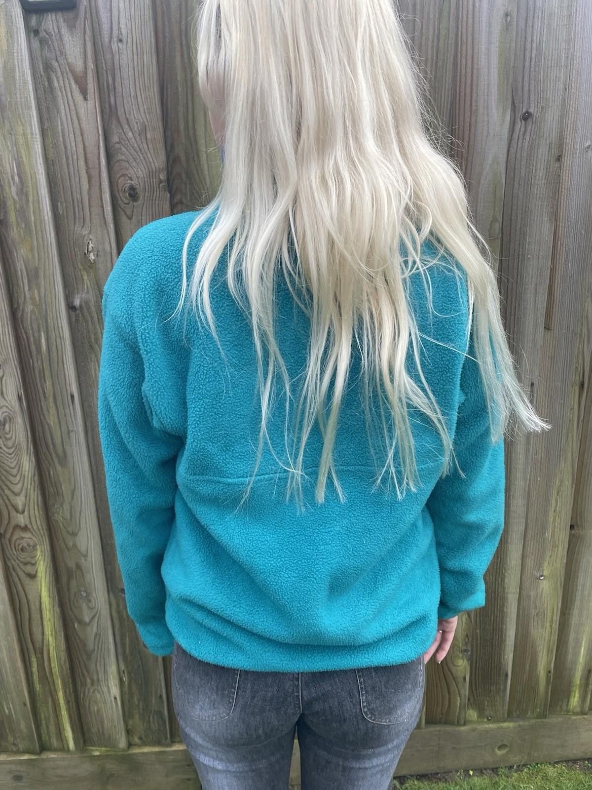 Patagonia 90s Patagonia Synchilla Green Purple Fleece Snap Size US M / EU 48-50 / 2 - 4 Thumbnail