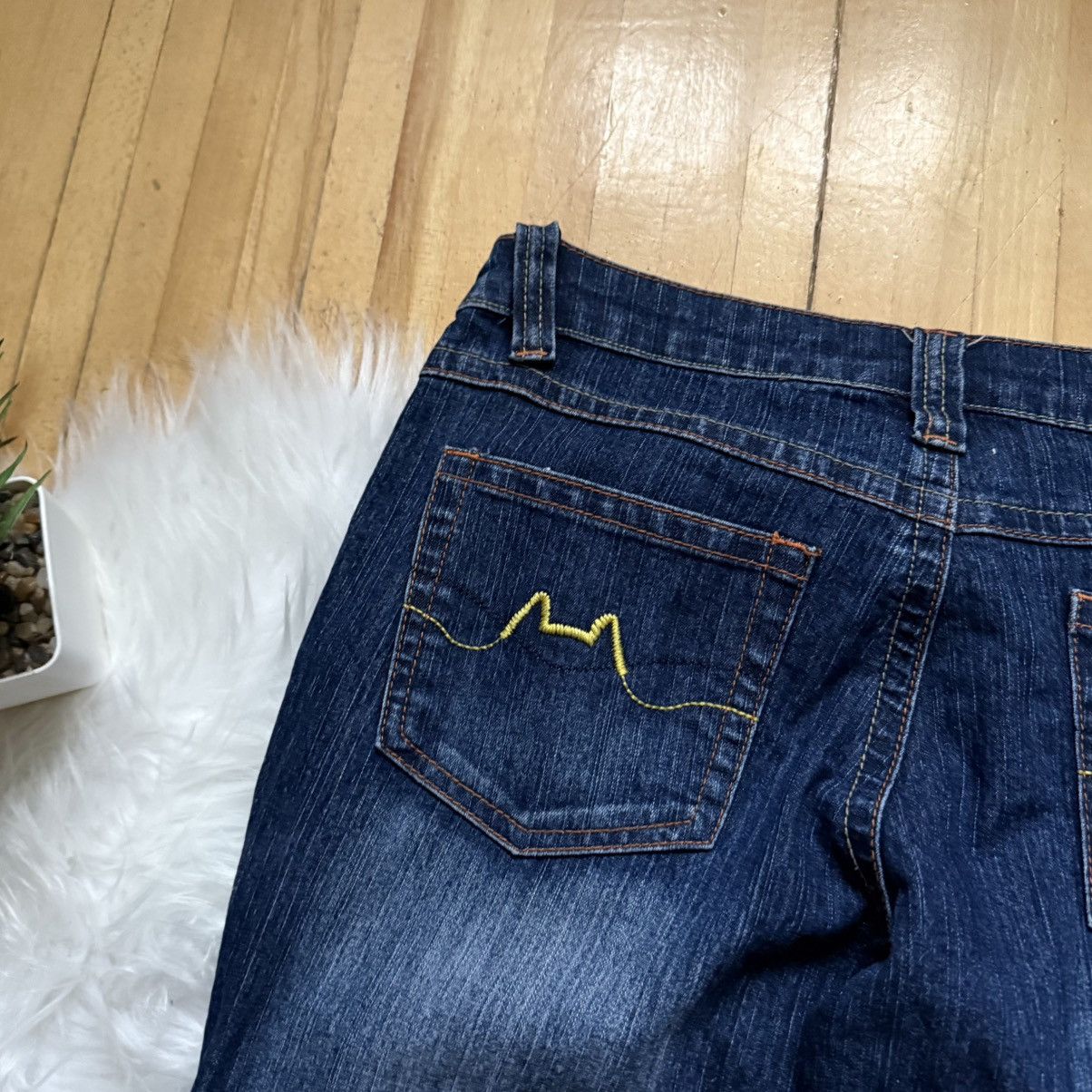 If Six Was Nine 📌 Vintage Y2K Washed Flared Low Rise If 6 Was 9 LGB Jeans Size 34" / US 12 / IT 48 - 15 Thumbnail