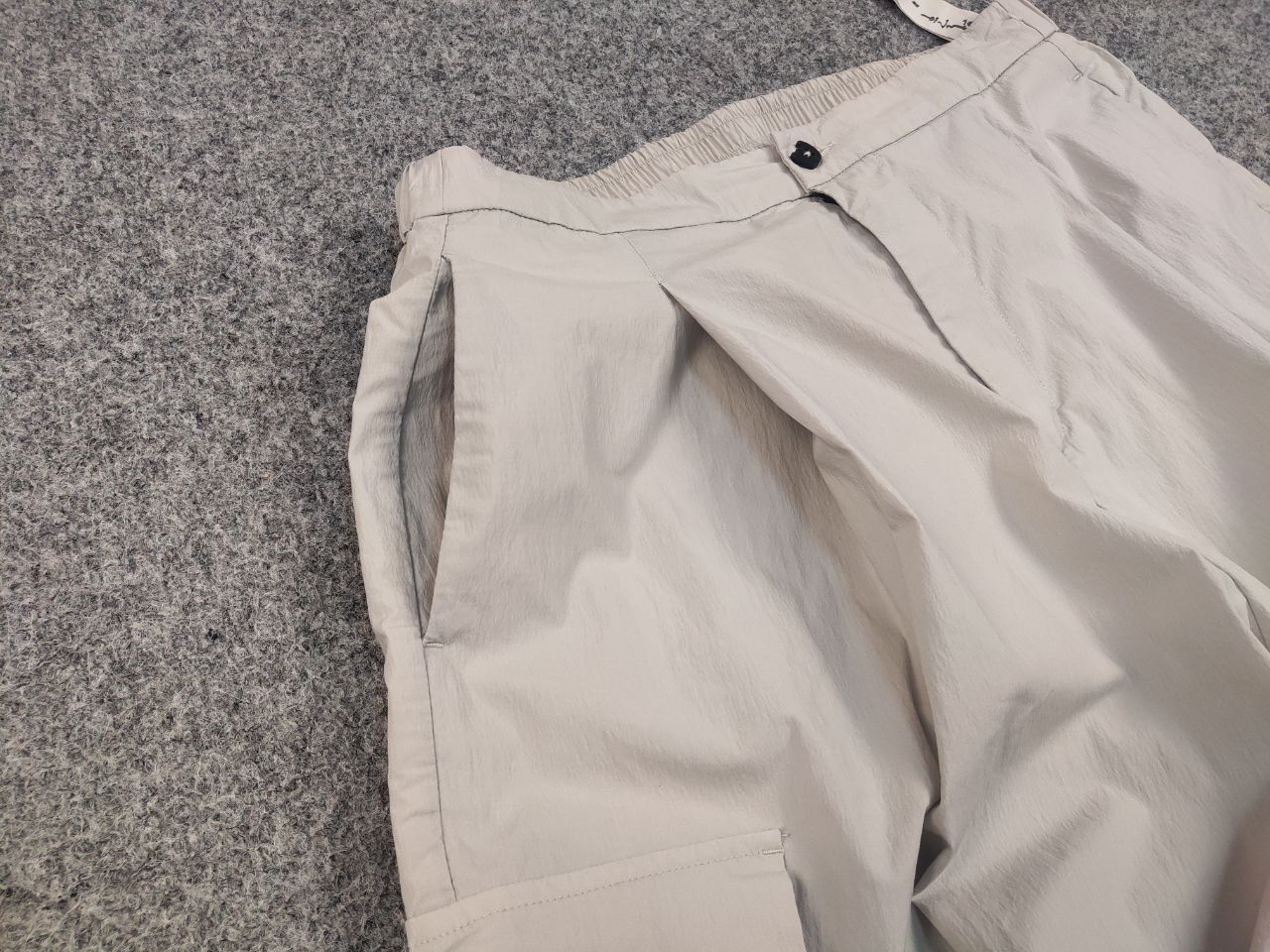 Japanese Brand Rizhuo Japanese Design Beige Baggy Cargo Trouser Pants Size US 32 / EU 48 - 11 Thumbnail