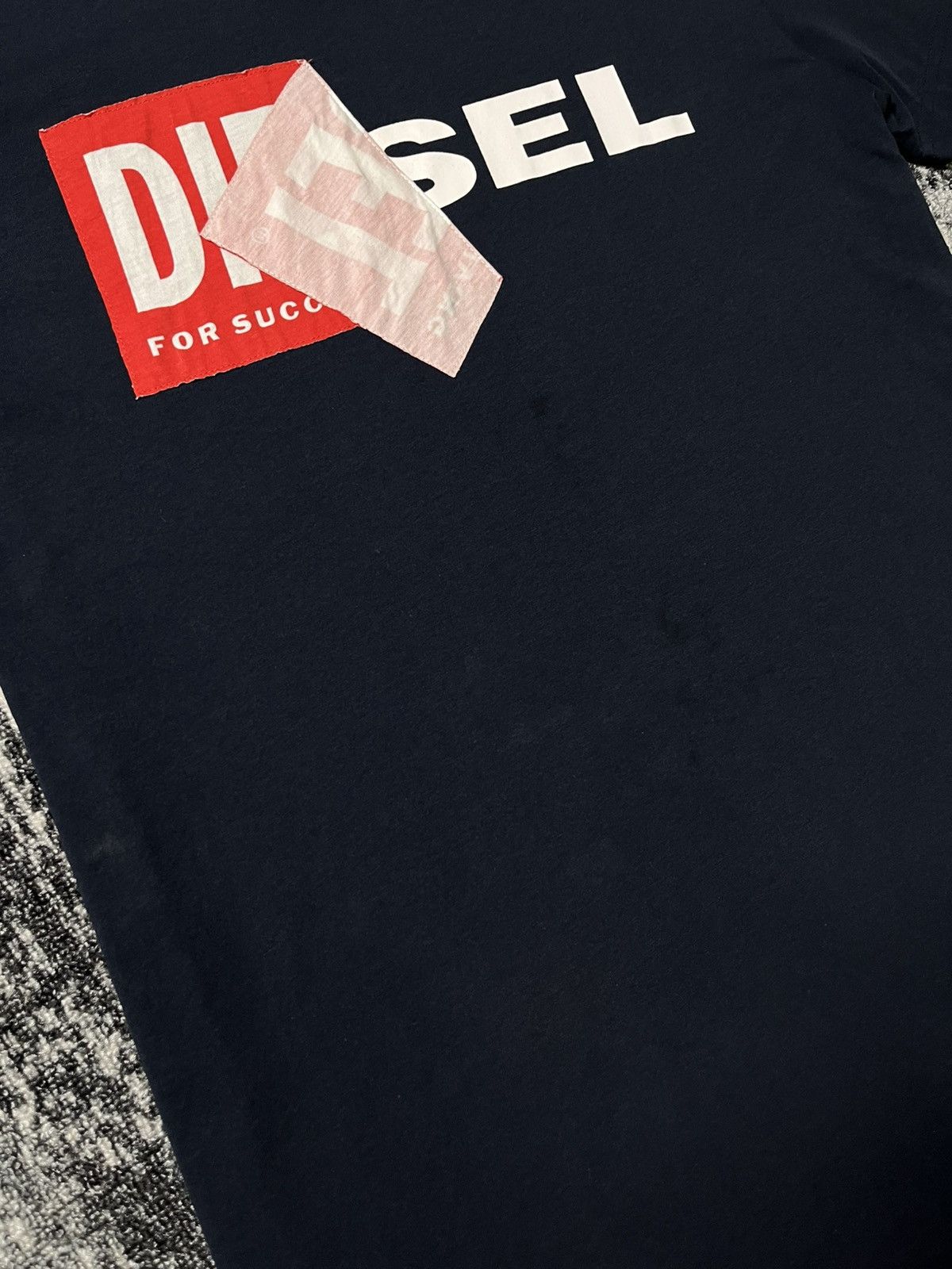 Diesel × Vintage Vintage Diesel T-Shirt Big Logo Y2K Style Size US L / EU 52-54 / 3 - 3 Thumbnail