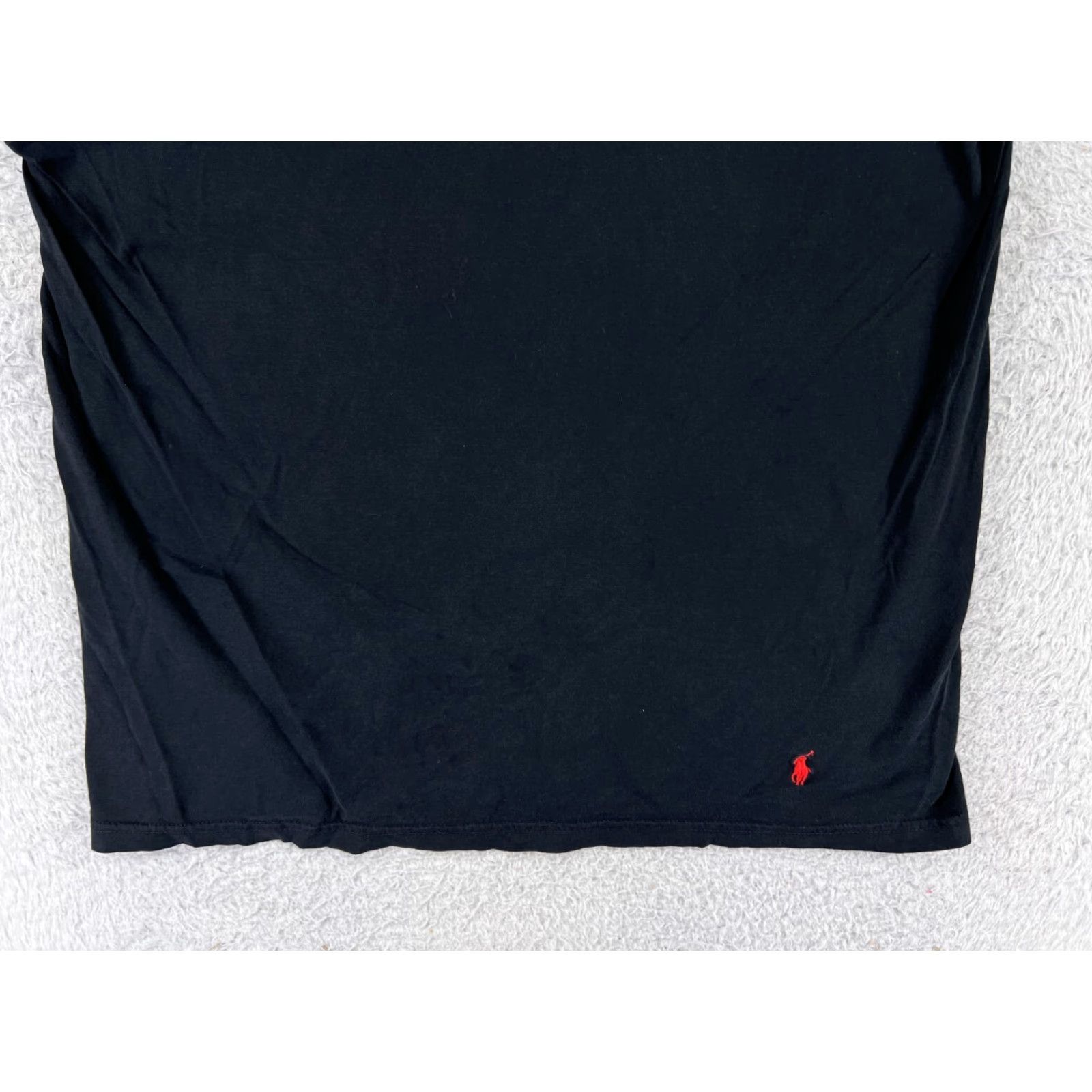 Ralph Lauren Ralph Lauren Men's Shirt Large Black Cotton Blend Crew Neck Short Sleeve Polo Classic Sports Size US L / EU 52-54 / 3 - 7 Thumbnail