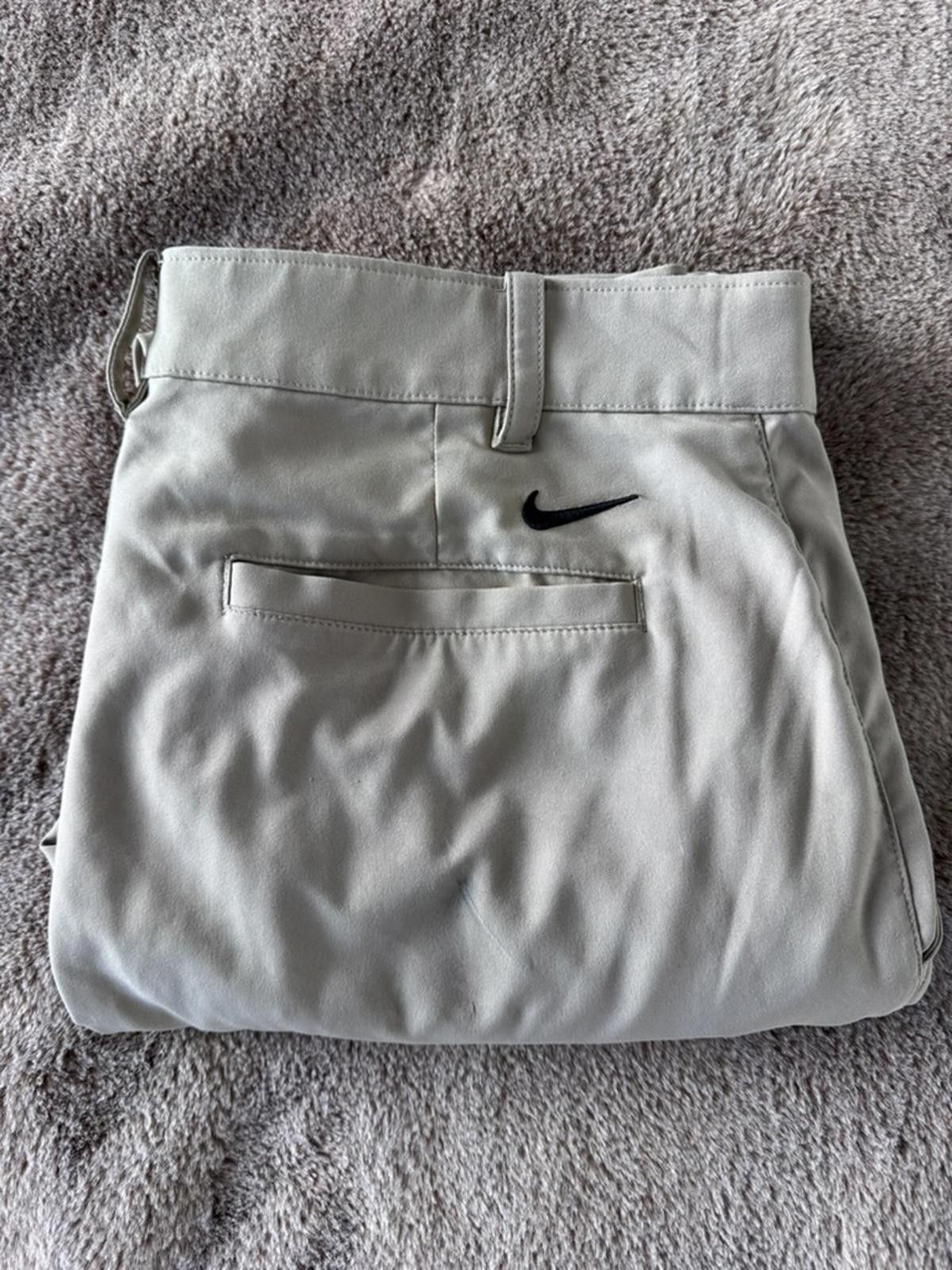 Nike Nike Men's Beige Golf Pants Size US 32 / EU 48 - 1 Thumbnail