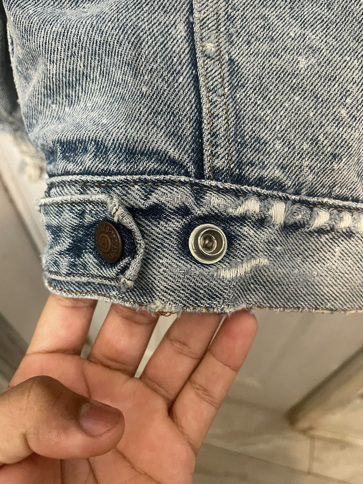 Levi's Vintage Clothing Levis Denim Sherpa Jacket San Francisco Size US S / EU 44-46 / 1 - 14 Thumbnail
