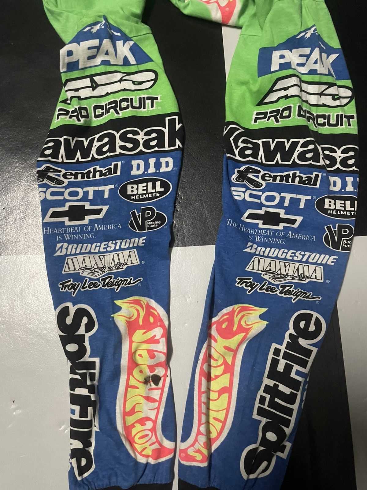 Other Vintage 1993 AXO Sport Team SplitFire Hot Wheels Kawasaki Size US M / EU 48-50 / 2 - 8 Thumbnail
