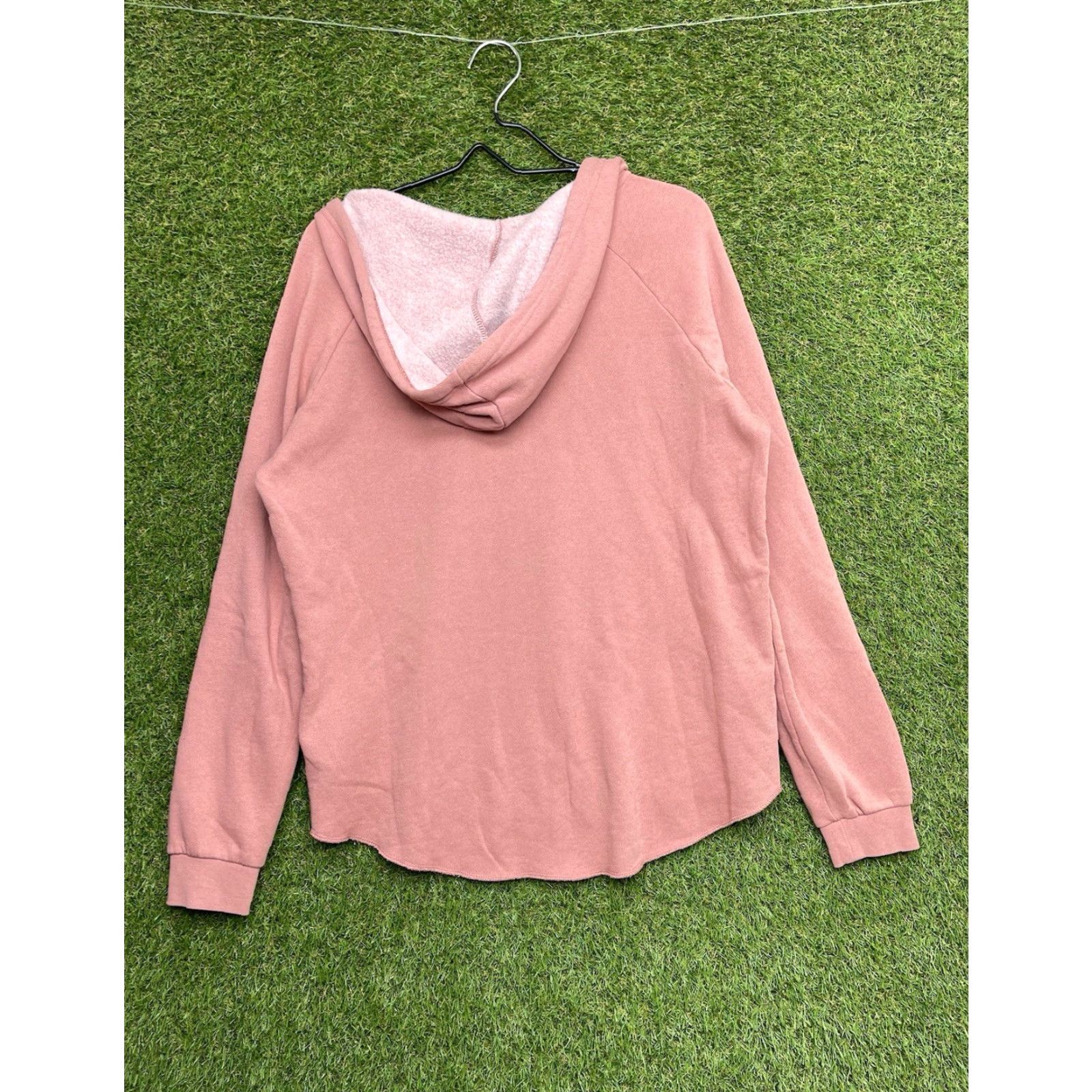 Honda KLIM Hoodie Womens Medium Huntley Pullover Raspberry-Asphalt Pink Honda Sports Shirt Cropped Pullover 1/4 Zip Logo Womens Activewear Casual Size M / US 6-8 / IT 42-44 - 2 Thumbnail