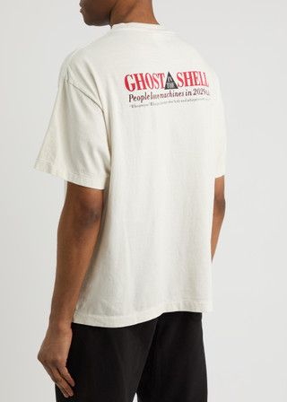 Saint Michael o1h1sh10525 Graphic Gs T-Shirt in White Size US XL / EU 56 / 4 - 4 Thumbnail