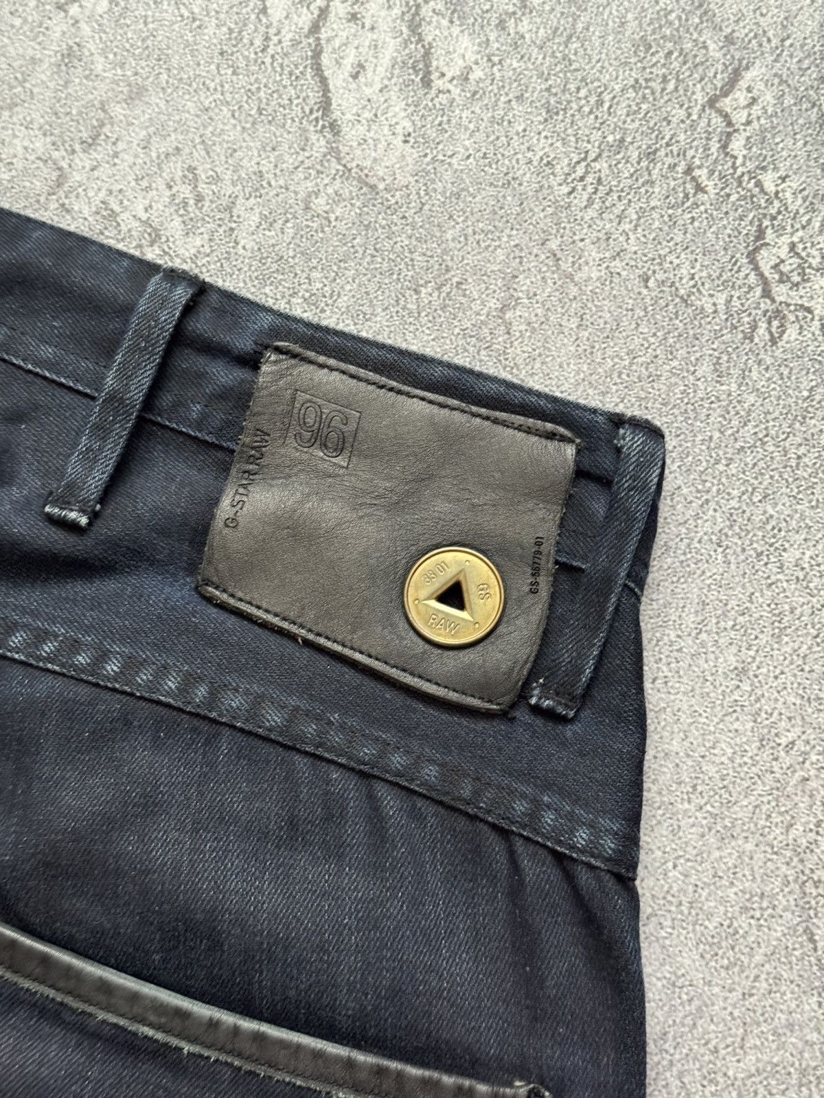 G-Star × Vintage G star raw 32/32 denim pant trouser Jean chino vintage 90s Size US 32 / EU 48 - 4 Thumbnail