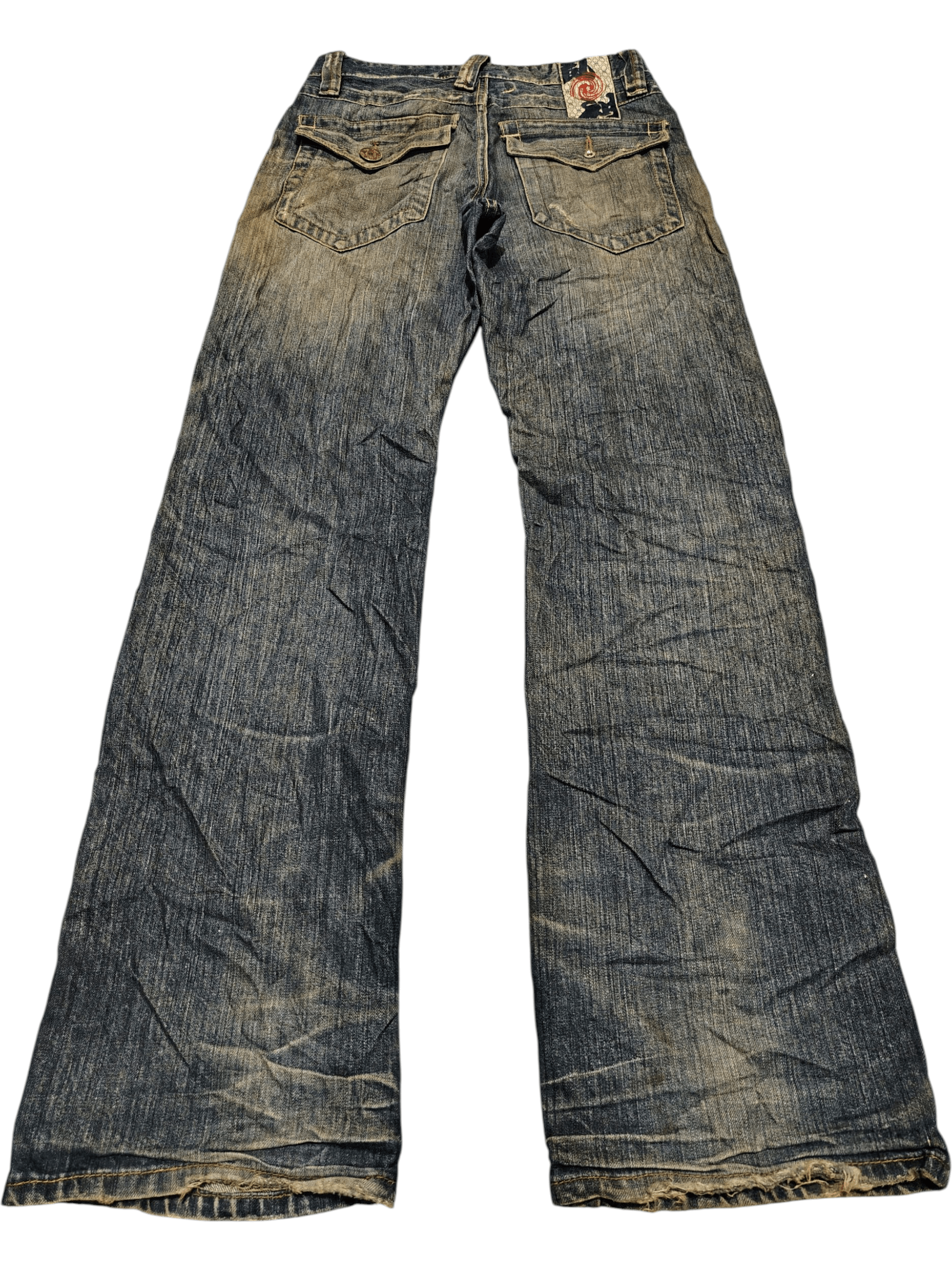 The GV Gallery Japanese Blue Way Distressed Jeans Size US 31 - 1 Thumbnail