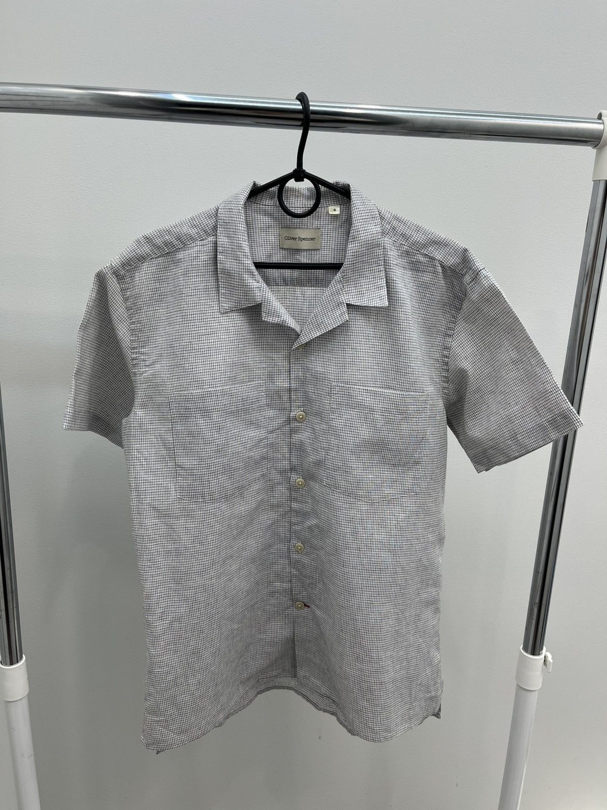 Oliver Spencer Oliver Spencer Short Sleeve Cotton Linen Shirt Size US M / EU 48-50 / 2 - 1 Thumbnail