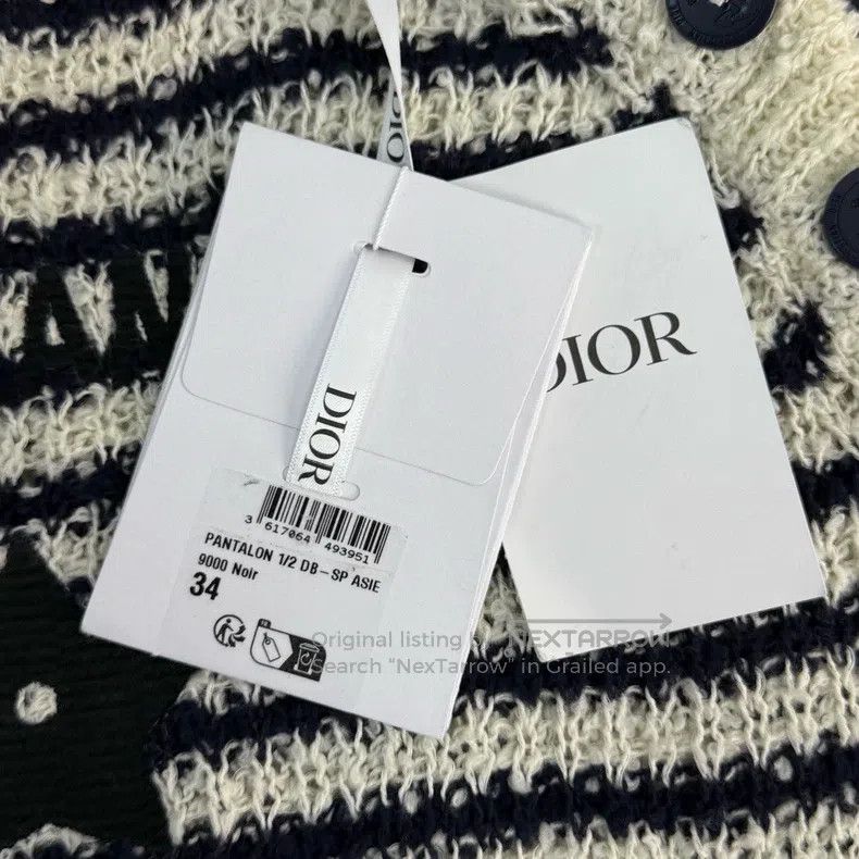 Dior Dior 25 new striped classic logo mulberry silk short-sleev Size XXS / US 00 / IT 34 - 7 Thumbnail