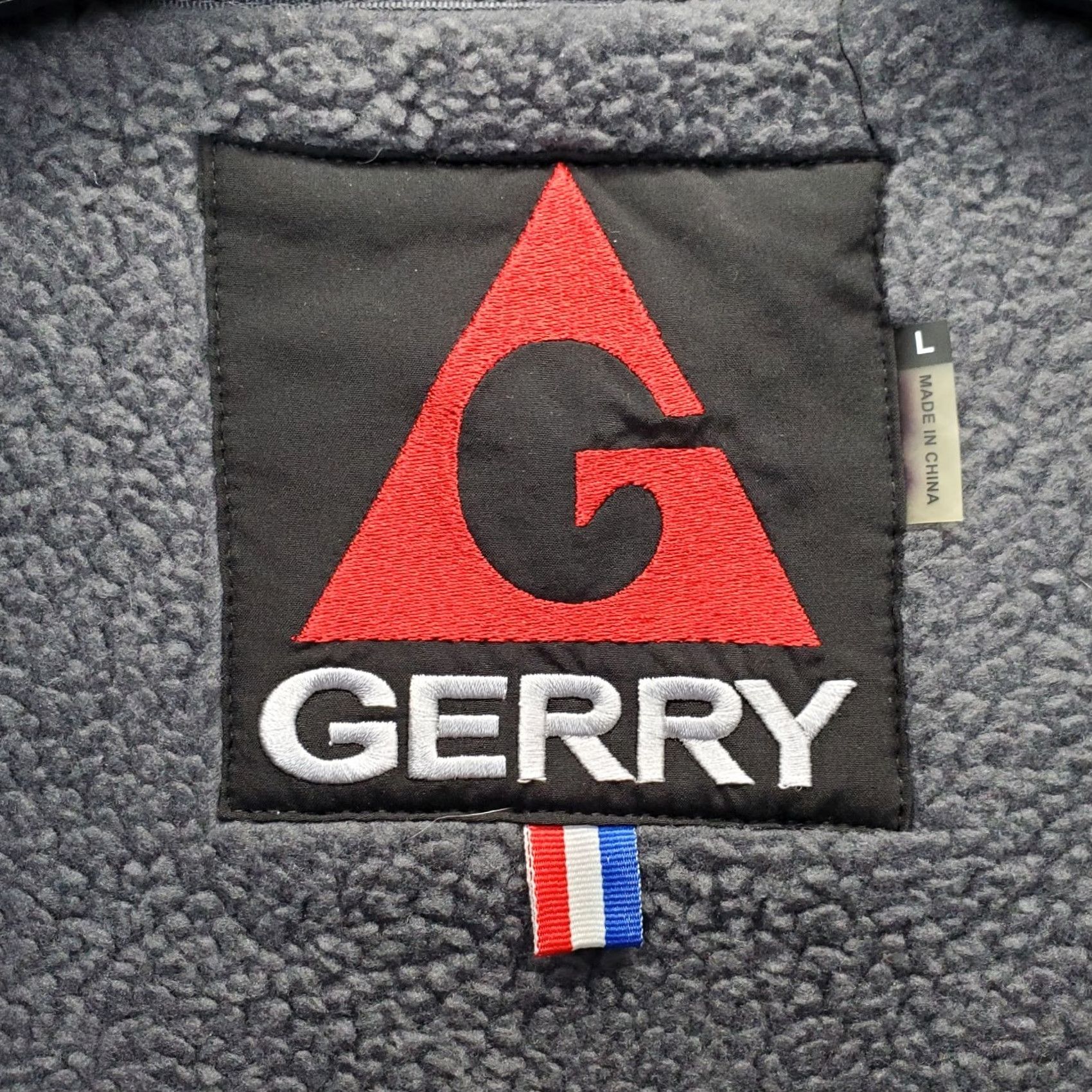 Logo 7 Gerry Jacket Mens L Navy Sherpa Lined Embroidered Logo Adjustable Drawcord Hem Jacket Size US L / EU 52-54 / 3 - 5 Thumbnail