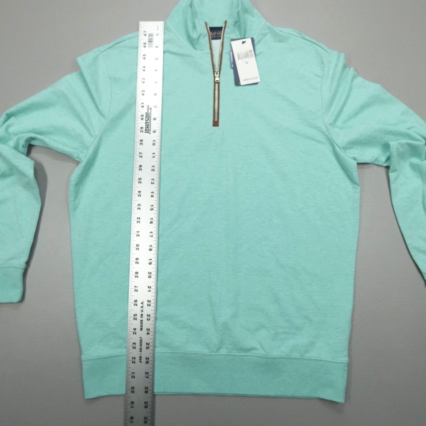 Polo Ralph Lauren Polo Ralph Lauren Golf 1/4 Zip Shirt Men M Water Repellent Green Size US M / EU 48-50 / 2 - 6 Thumbnail