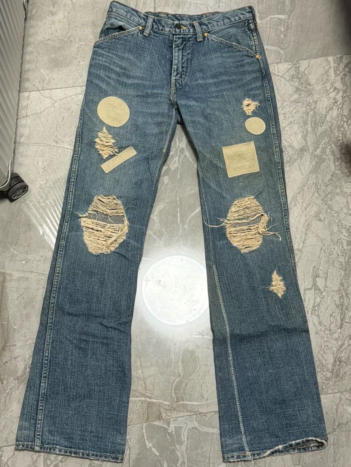 Number (N)ine Number (n)ine aw04 denim jeans Size US 32 / EU 48 - 1 Thumbnail
