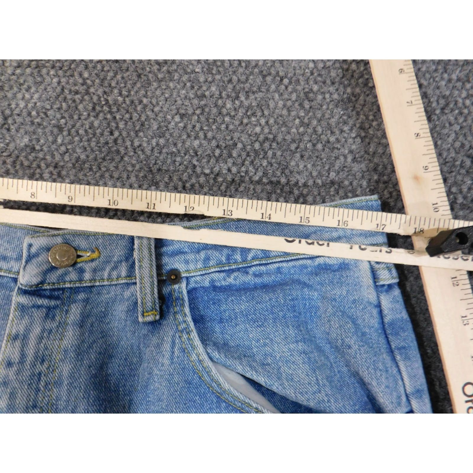 Wrangler Wrangler Jeans Mens 36x29 Blue Premium Wash Straight Vintage MGW20 Workwear Size US 36 / EU 52 - 5 Thumbnail