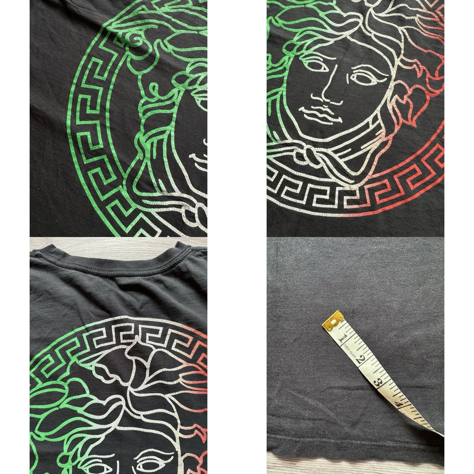 Palace Palace Medusa Faded Black T-shirt Mens XL Short Sleeve Logo Shirt Skateboard Tee Size US XL / EU 56 / 4 - 8 Thumbnail