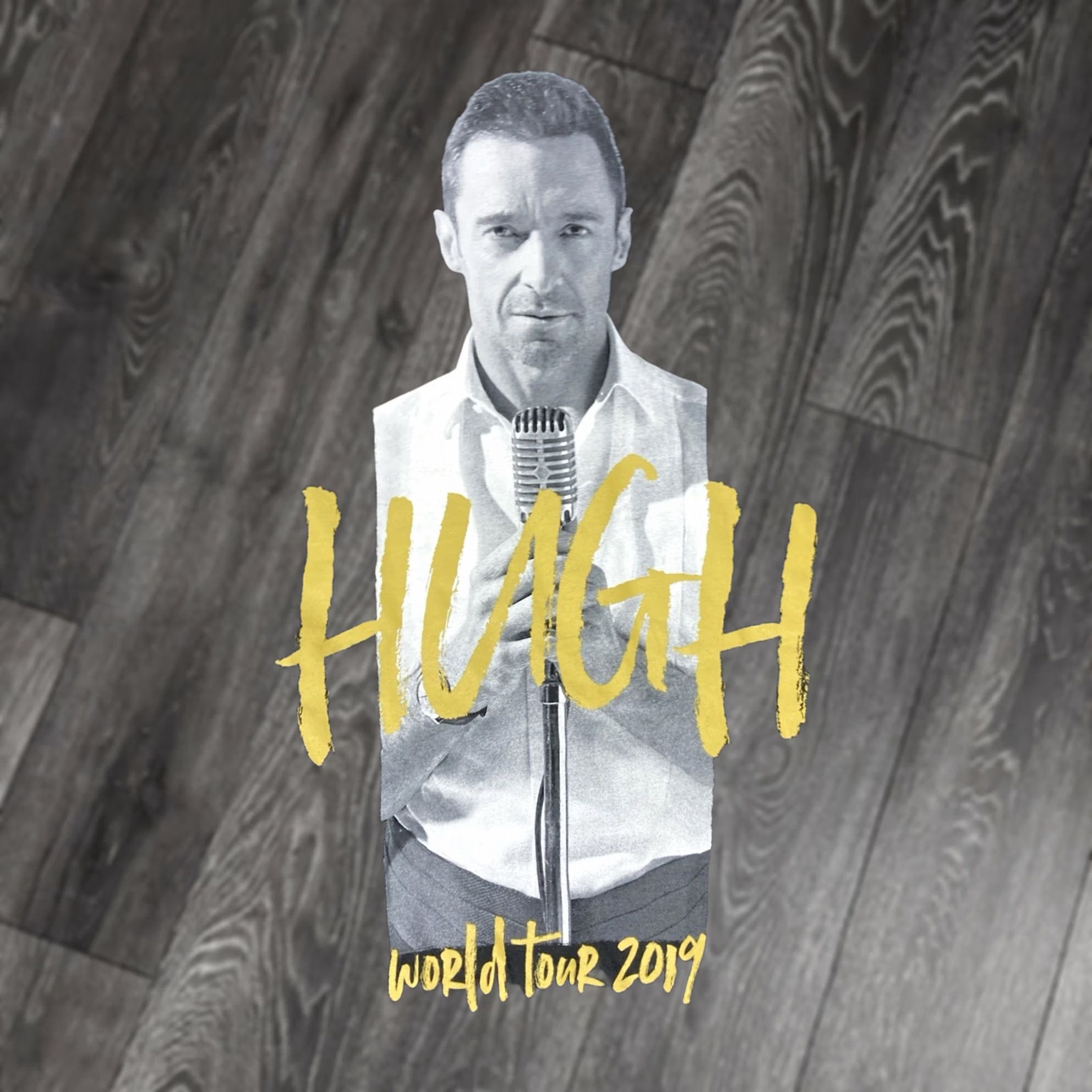 Jackman Hugh Graphic T-shirt Men Small Black Long Sleeve World Tour 2019 Music Shirt Size US S / EU 44-46 / 1 - 1 Thumbnail