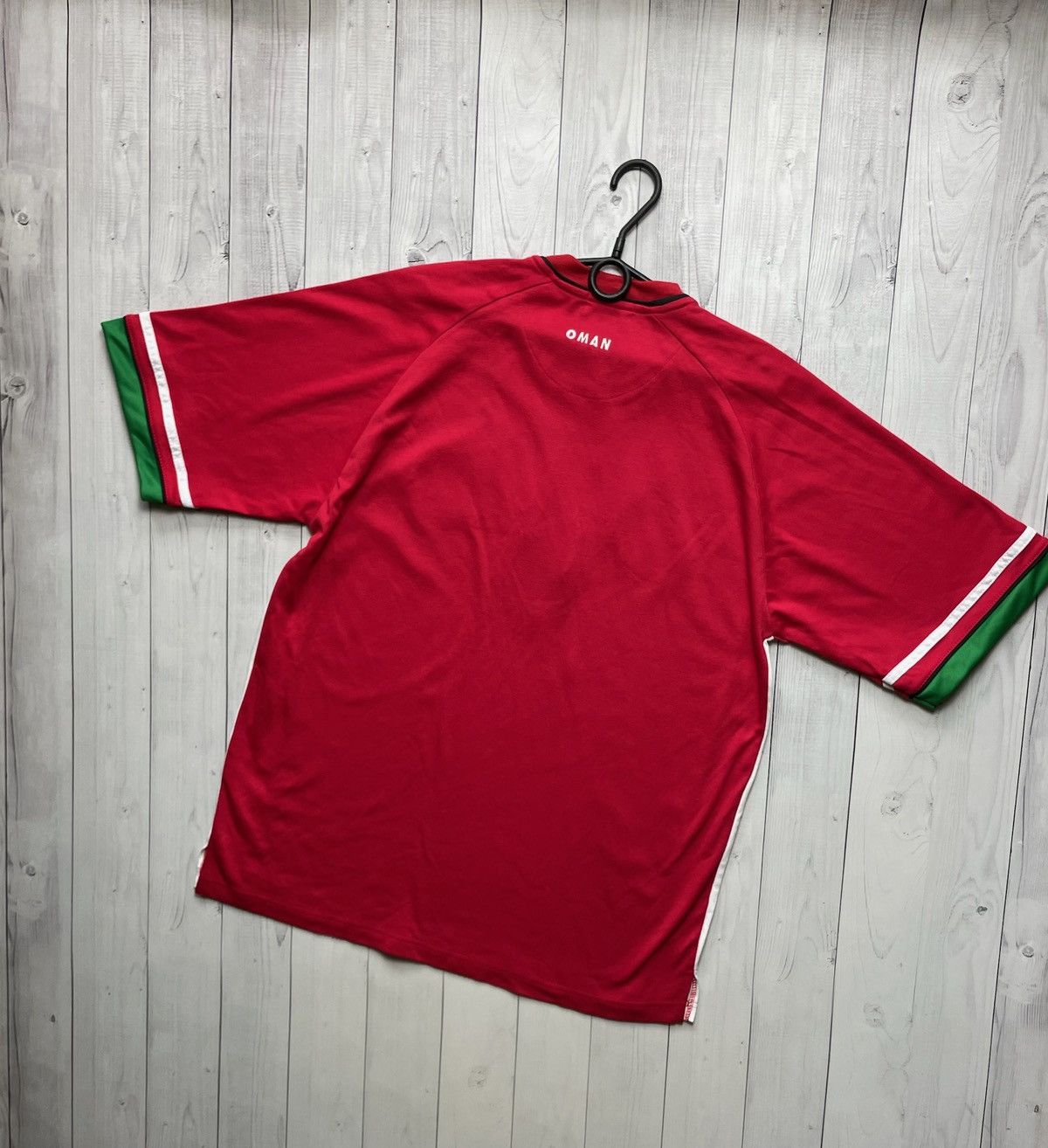 Vintage Vintage OMAN soccer tee big logo size XL Size US XL / EU 56 / 4 - 6 Thumbnail