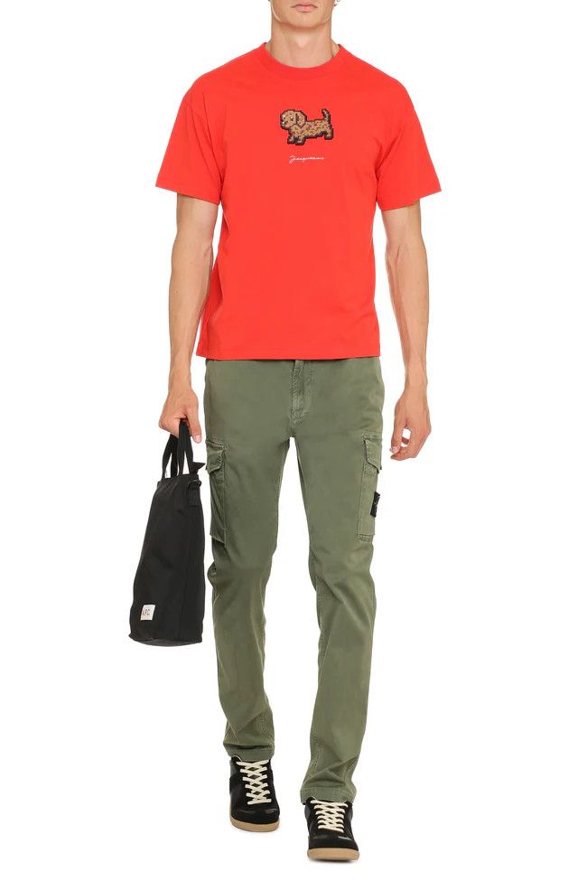 Jacquemus o1mle1025 Le T-Shirt in Red Size US XL / EU 56 / 4 - 3 Thumbnail
