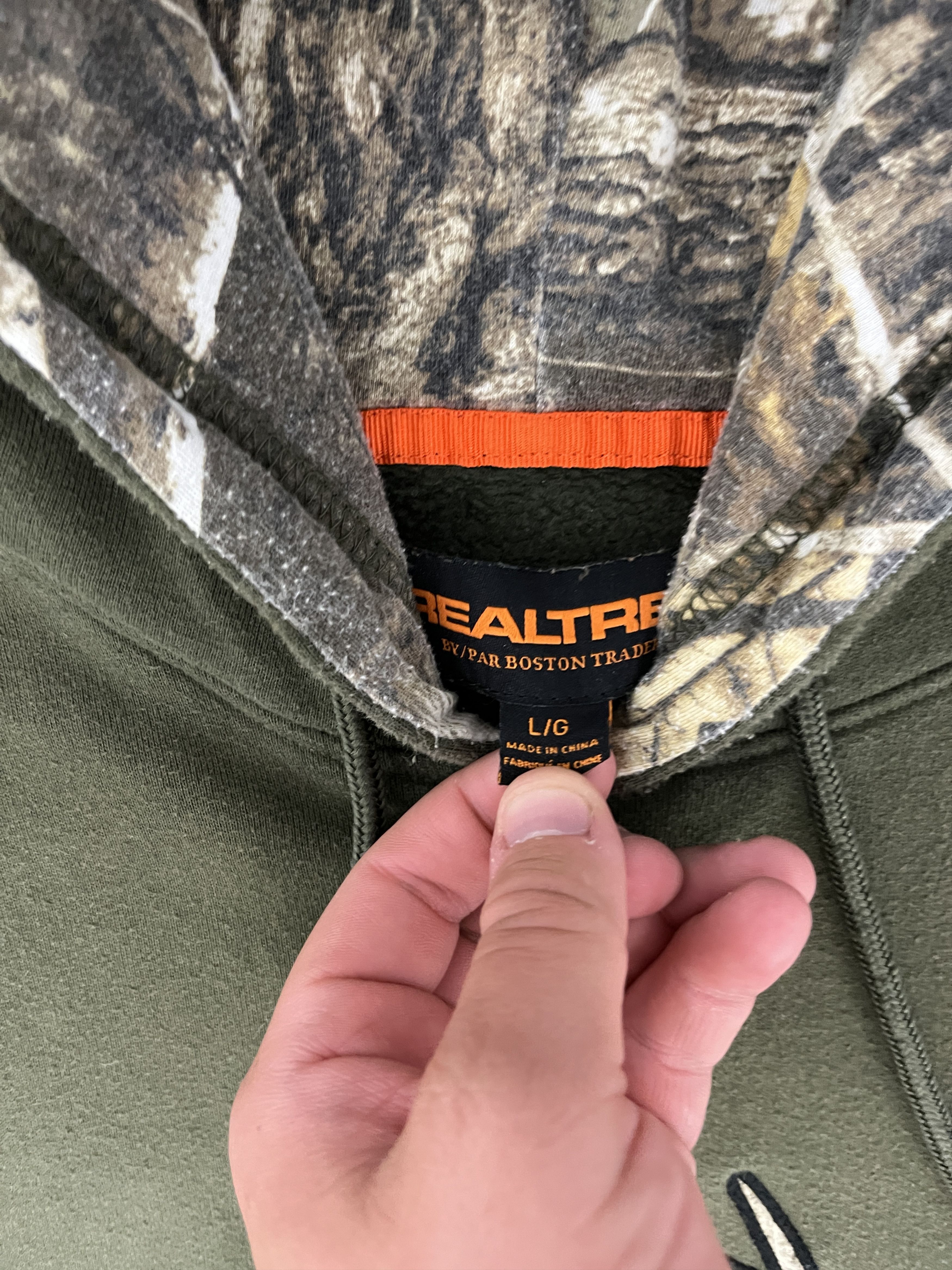 Realtree × Vintage Realtree Stitched Vintage Green Sweater Hoodie Size US L / EU 52-54 / 3 - 6 Thumbnail