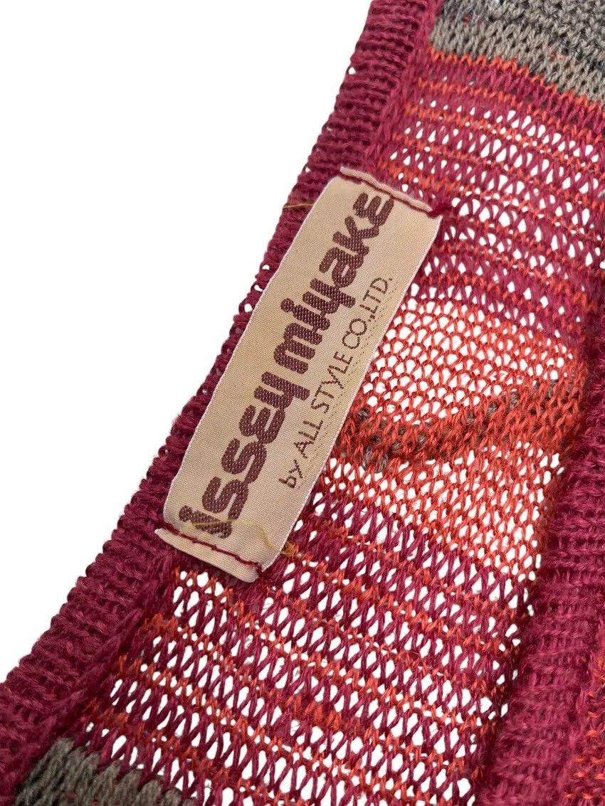 RARE 80s Archival Issey Miyake Geometric Linen Blend Knit