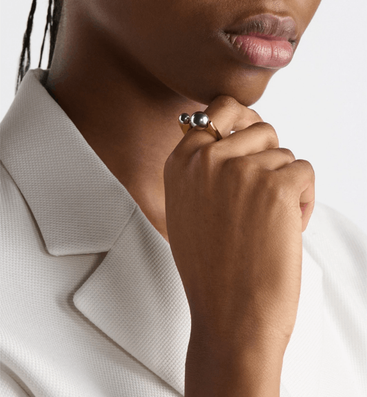 Dior o1w1db10126 R2539W Size : OS / New Look Ring in Gold/Silver Size ONE SIZE - 5 Thumbnail