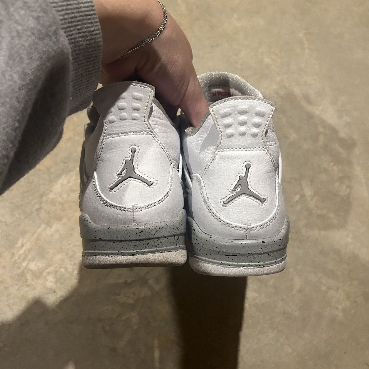 Jordan Brand × Nike Air Jordan 4 Retro White Oreo 2021 US 7 Size US 7 / EU 40 - 5 Thumbnail