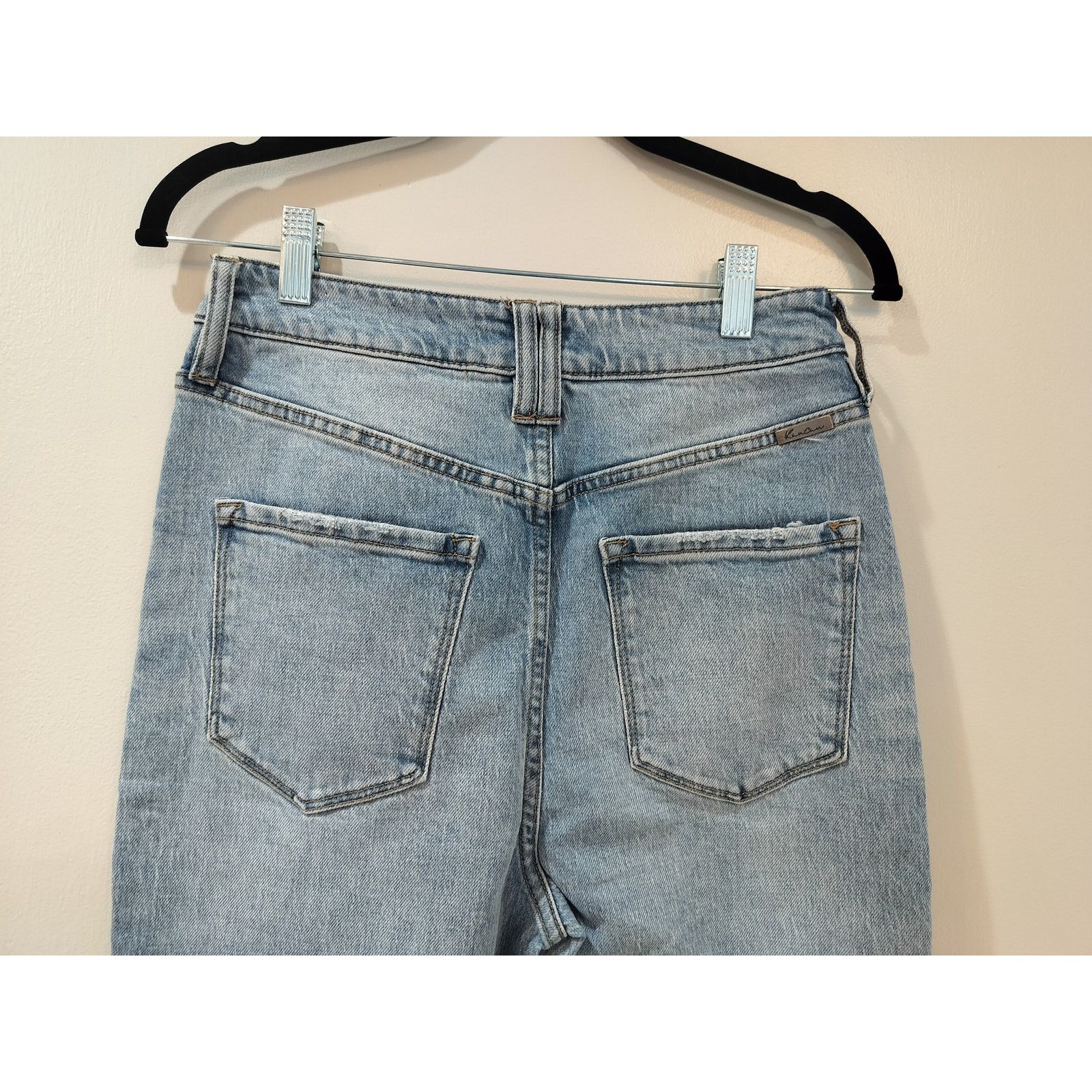 Other KanCan Women’s High Rise Distressed Straight Jeans Size 5/26 Size 25" / US 0 / IT 36 - 5 Thumbnail