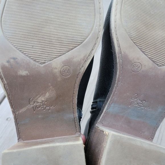 Vintage Vintage 90s y2k Bratz Black Leather Chunky Heel Square Toe A Size US 9 / IT 39 - 8 Thumbnail