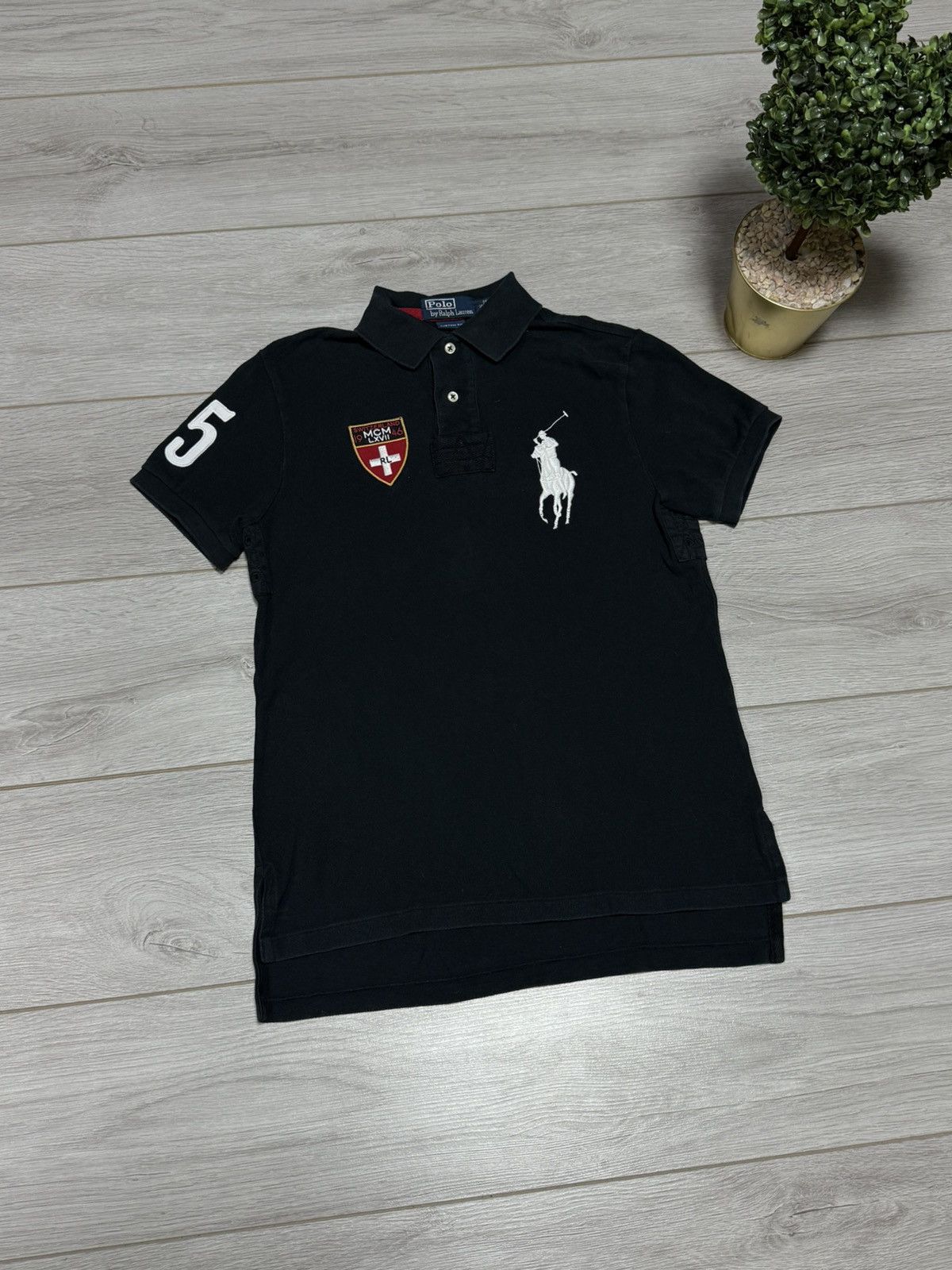 Polo Ralph Lauren Polo Suisse 🇨🇭 Switzerland 35 vintage polo rugby cross shirt Size US S / EU 44-46 / 1 - 2 Thumbnail