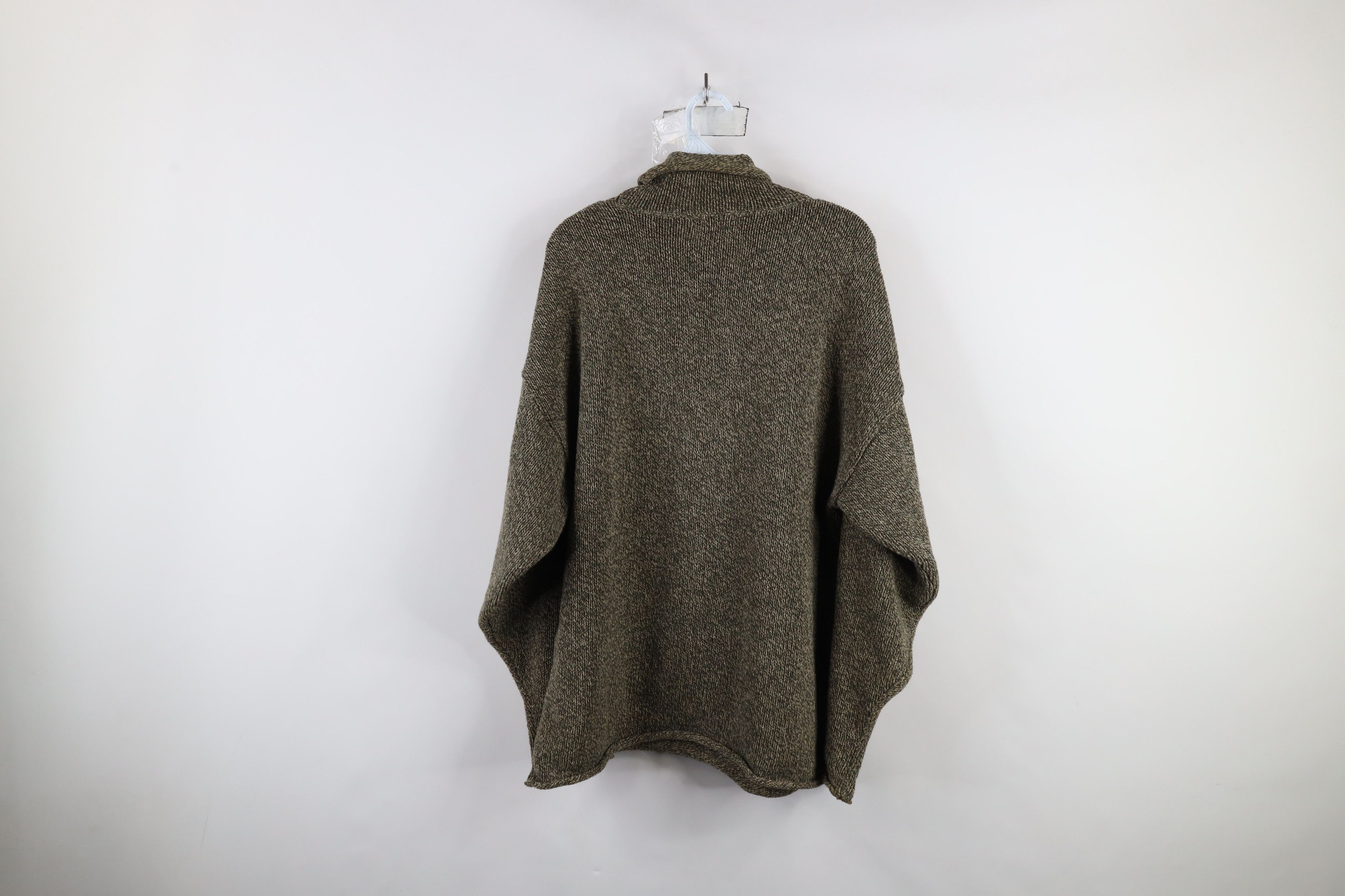 Vintage Vintage 90s Streetwear Marled Knit Turtleneck Sweater USA Size US M / EU 48-50 / 2 - 9 Thumbnail