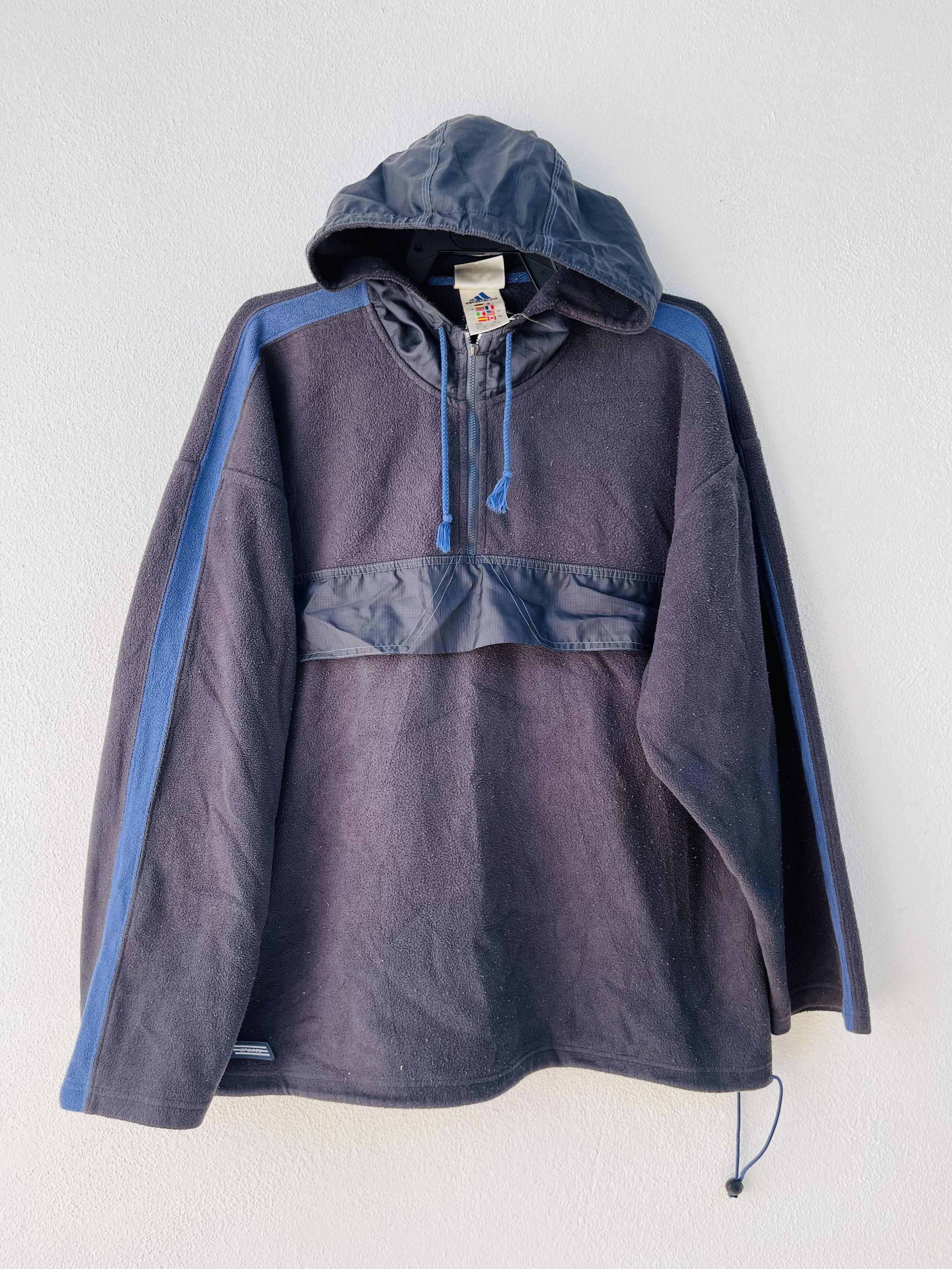 Vintage Adidas Half Zipper Hip Hop Fashion Style