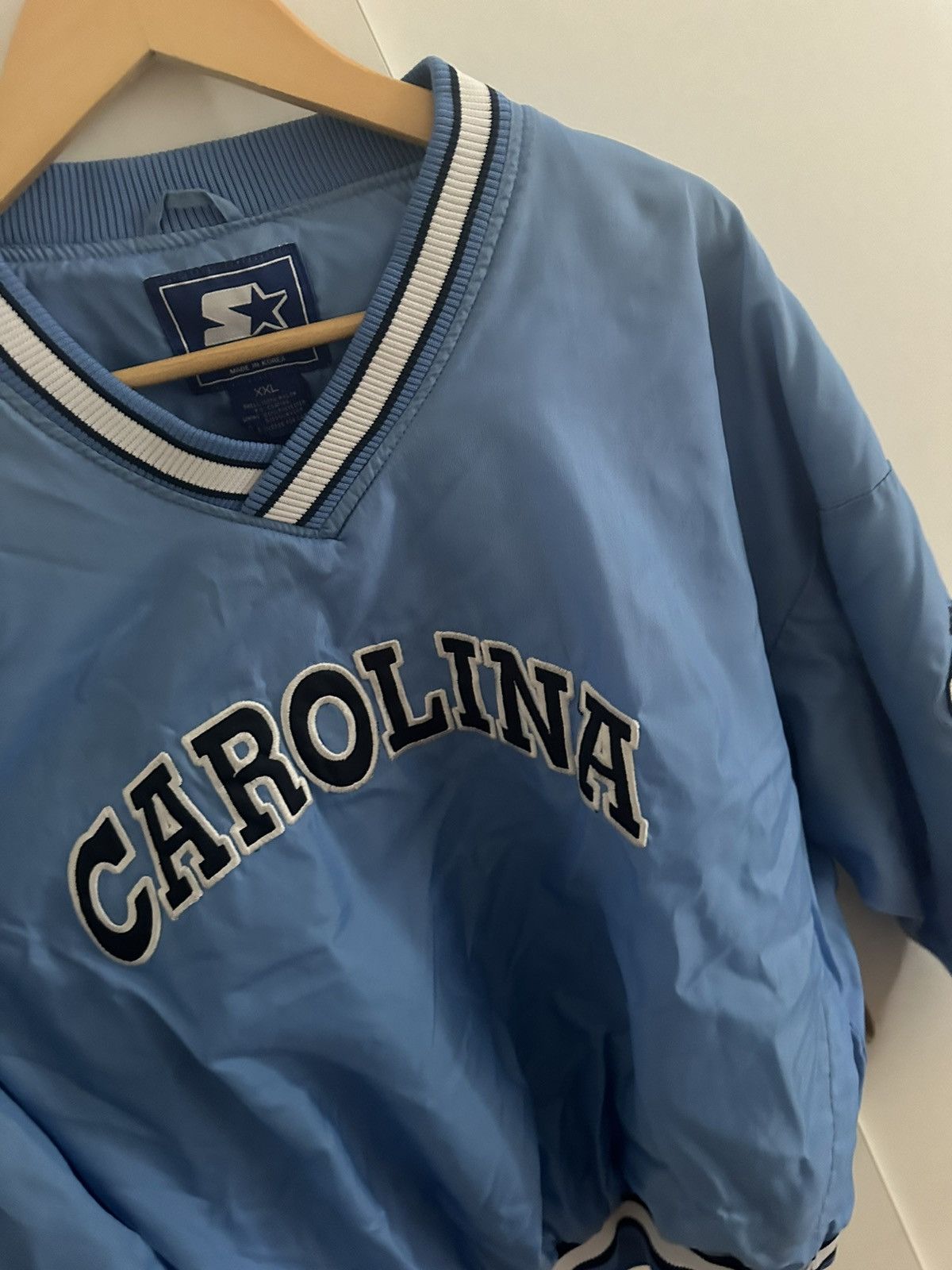 Starter starter jacke North Carolina Size XXL Schlupfjacke Jacket Size US XXL / EU 58 / 5 - 5 Thumbnail
