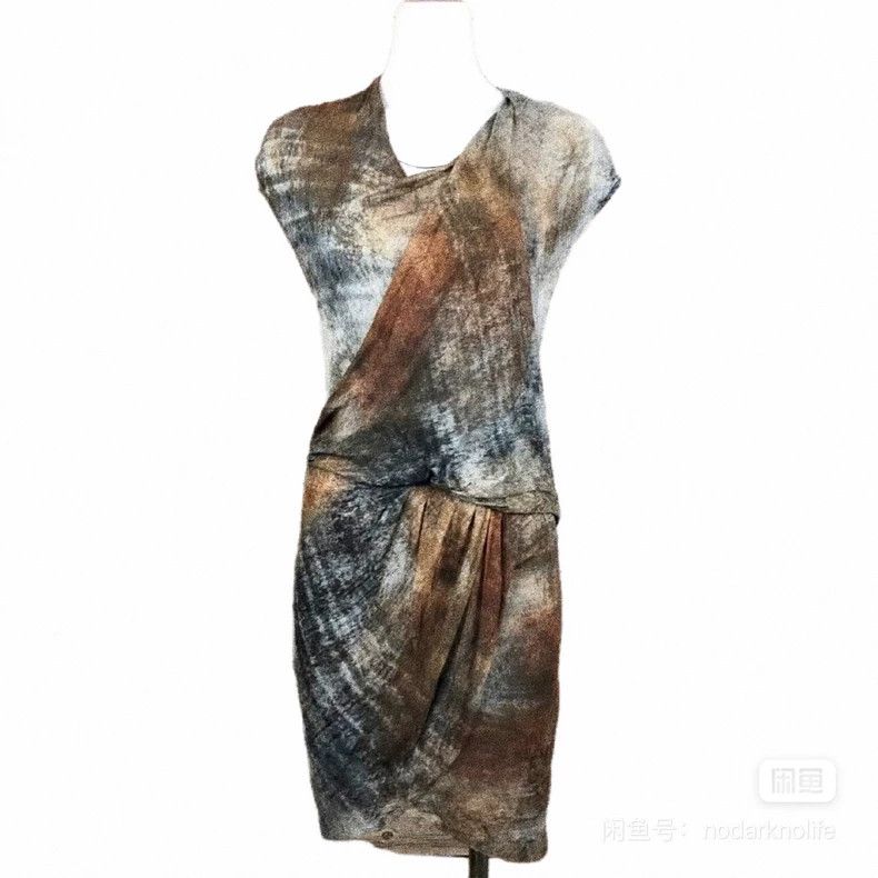 Helmut Lang HELMUT LANG Granite deformed dress Size S / US 4 / IT 40 - 3 Thumbnail