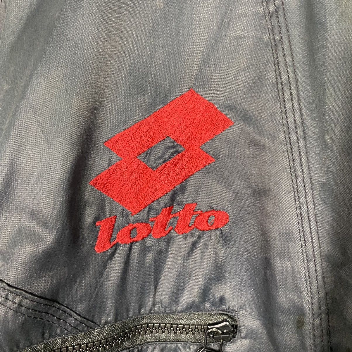 Lotto Sport 🔥SUN FADED STYLE VINTAE SATIN BOMBER JACKET LOTTO AC MILAN Size US L / EU 52-54 / 3 - 20 Thumbnail