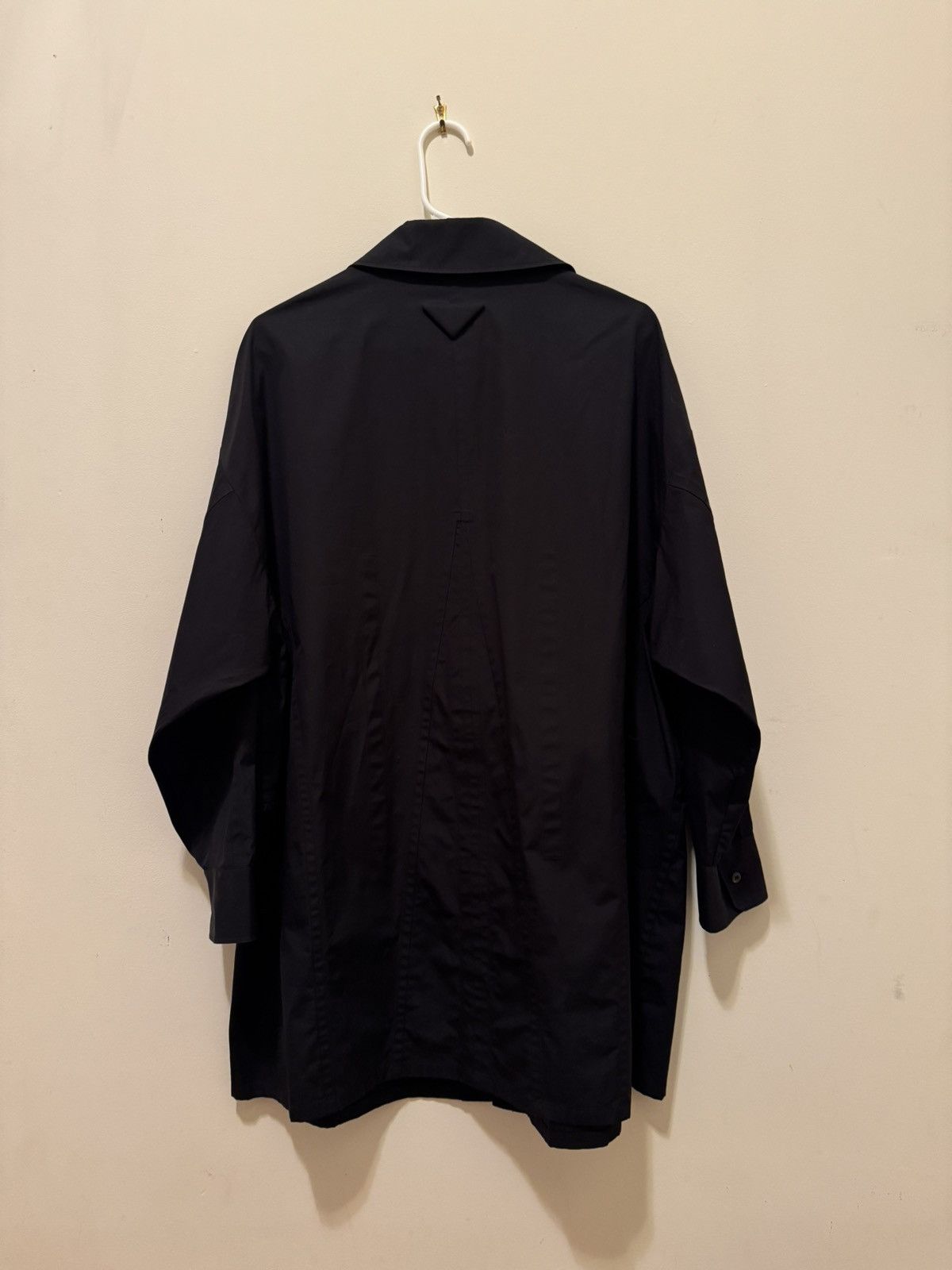 Prada Cotton Poplin Lace Up Shirt