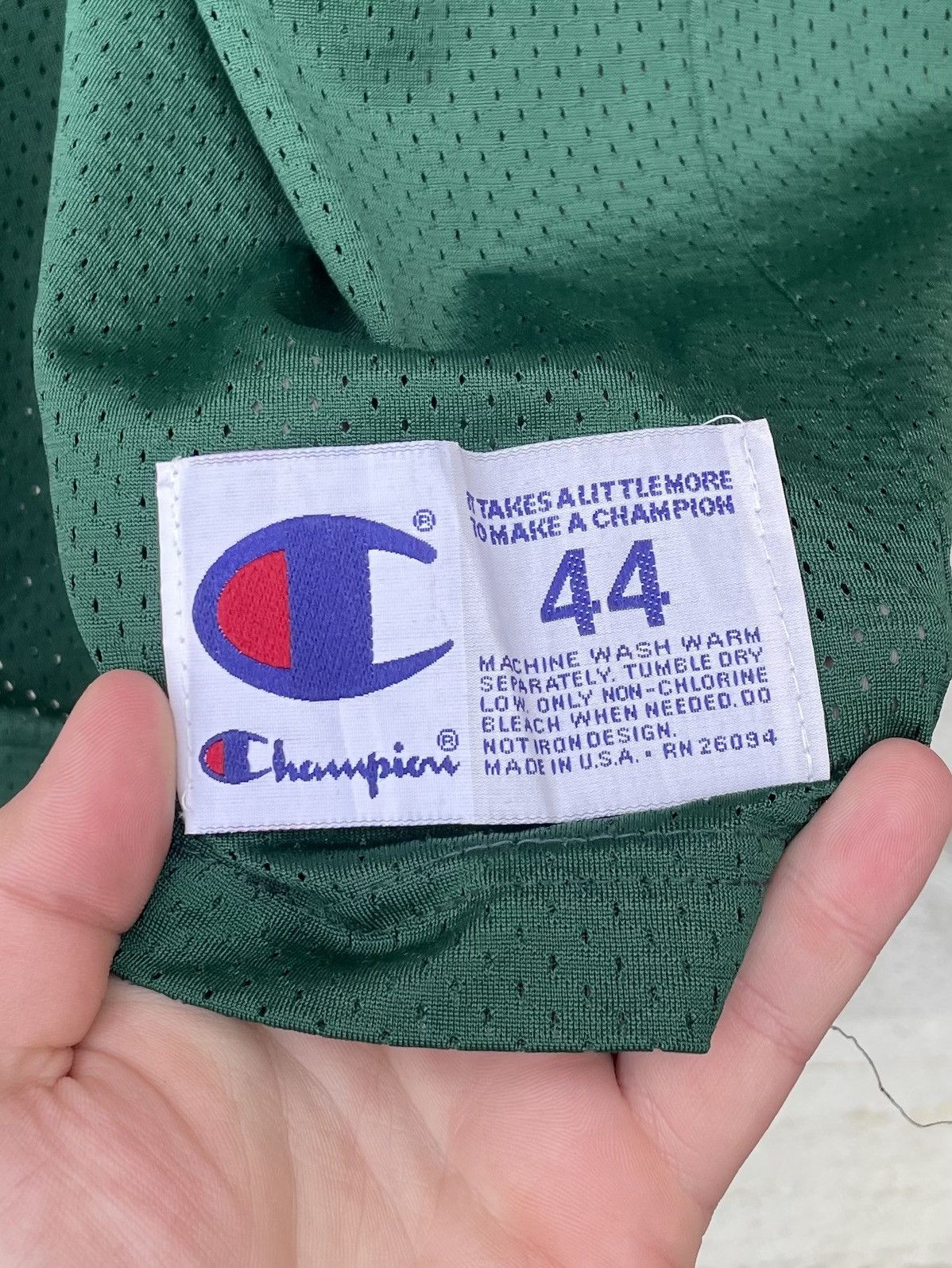 Champion Green Bay Packers Style NFL Vintage 90 Champion Blank Jersey Size US L / EU 52-54 / 3 - 4 Thumbnail