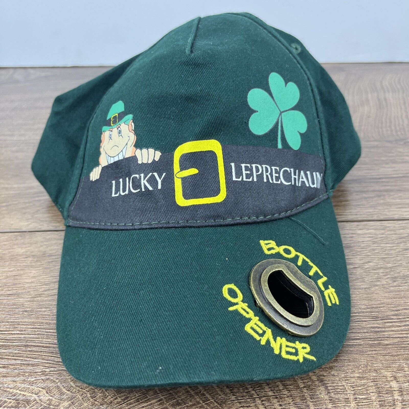 Other Lucky Leprechaun Hat Bottle Opener Green Hat Adjustable Adul Size ONE SIZE - 3 Thumbnail