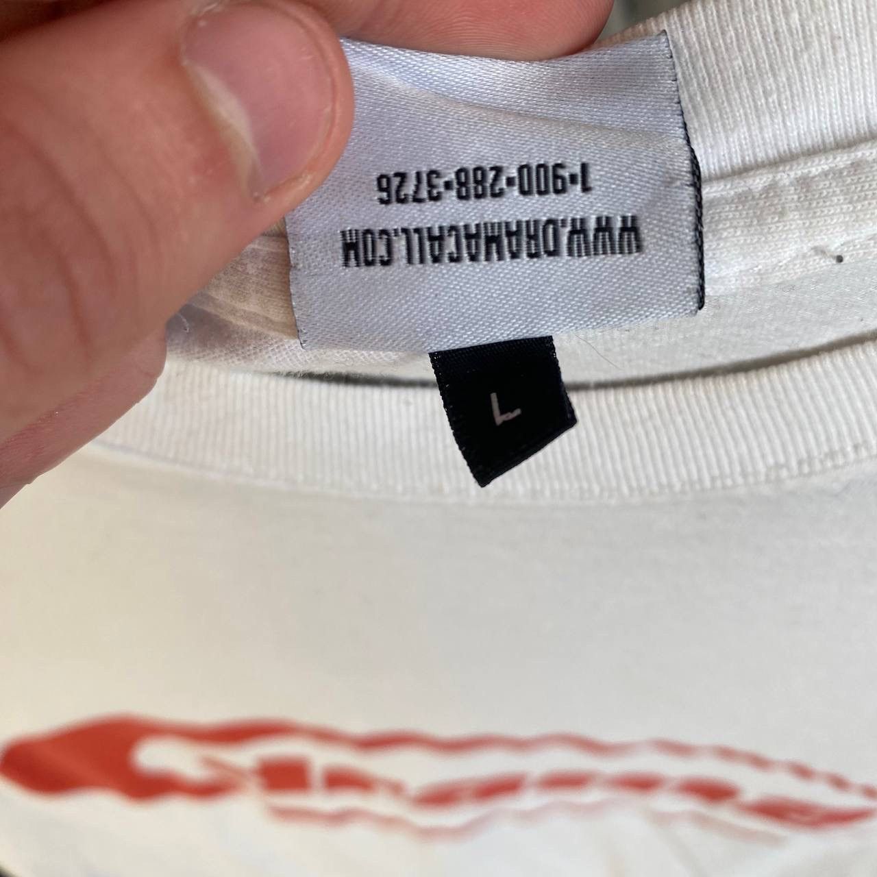 Designer × Japanese Brand Men’s Drama Big Logo y2k designer streetwear tee Size US L / EU 52-54 / 3 - 5 Thumbnail