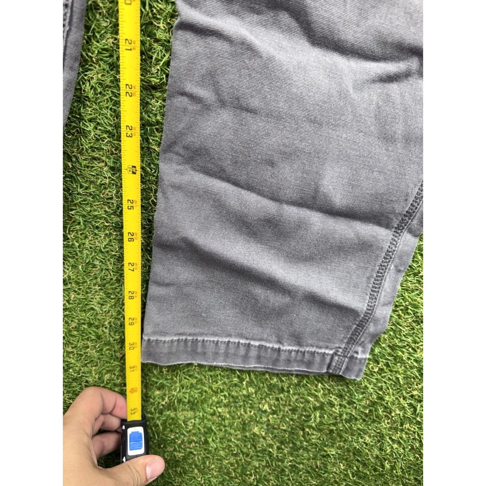 Carhartt Carhartt Work Pants Mens 34x34 Carpenter Canvas Flat Relaxed Fit Rugged Flex Carhartt Rugged Flex Logo 34x34 Gray Mens Pants Size US 34 / EU 50 - 6 Thumbnail