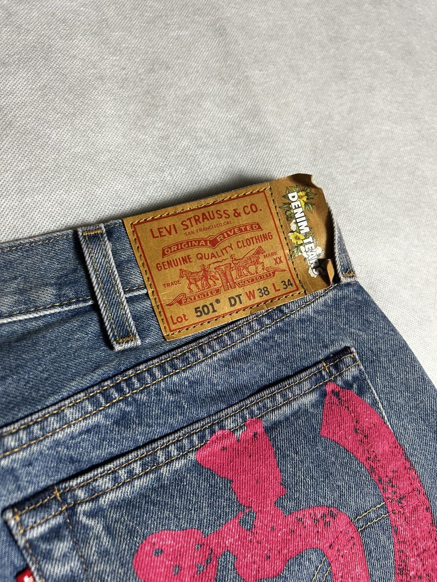 DENIM TEARS Blue Multi Color Denim Tears Jeans Size US 38 / EU 54 - 3 Thumbnail