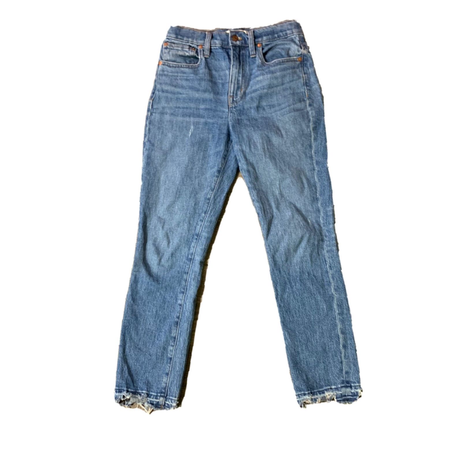 Madewell MADWELL Women's Slim Boyjean High Rise Jeans Blue Size 24 Size 42" / US 20 - 2 Thumbnail