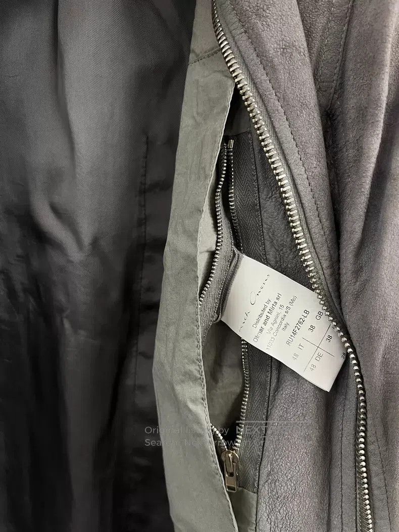 Rick Owens RICK OWENS Burnt Effect Cracked Leather Jacket Size US M / EU 48-50 / 2 - 9 Thumbnail