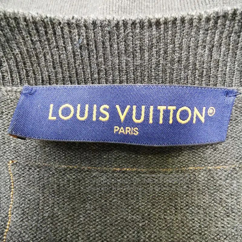 Louis Vuitton Louis Vuitton Cashmere Silk Blend Long Sleeve Sweater. Size US XL / EU 56 / 4 - 4 Thumbnail