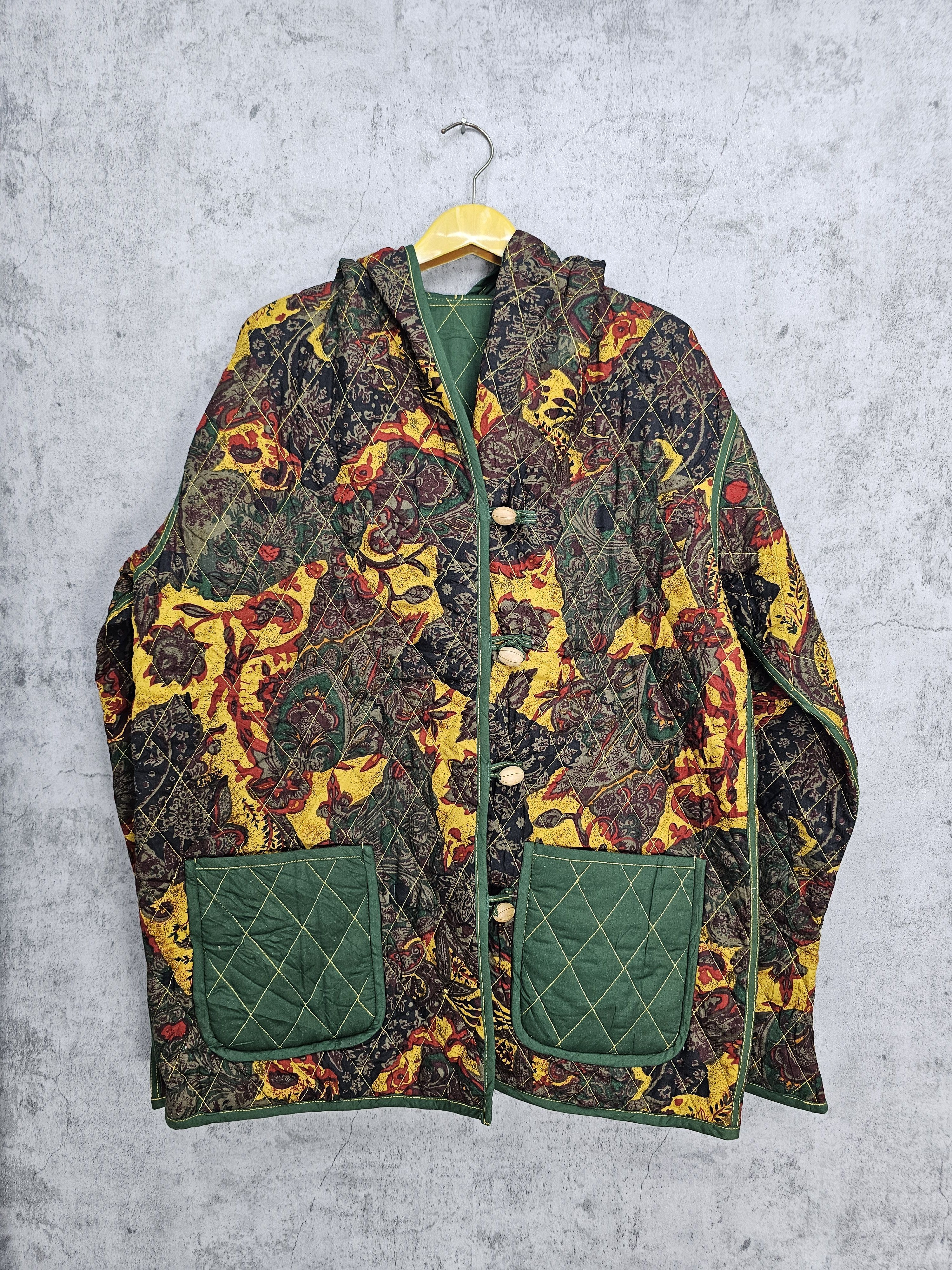 Other OTTO COLLECTION Reversible Quilted Pop Art Jacket J0071 Size US L / EU 52-54 / 3 - 1 Thumbnail